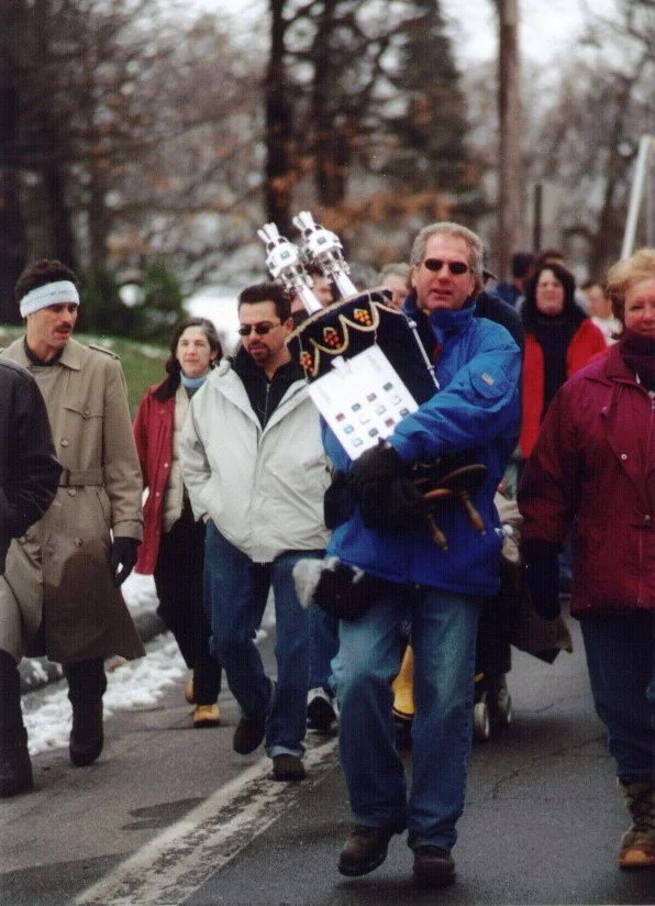 Torah March to Bet Shalom's New Building