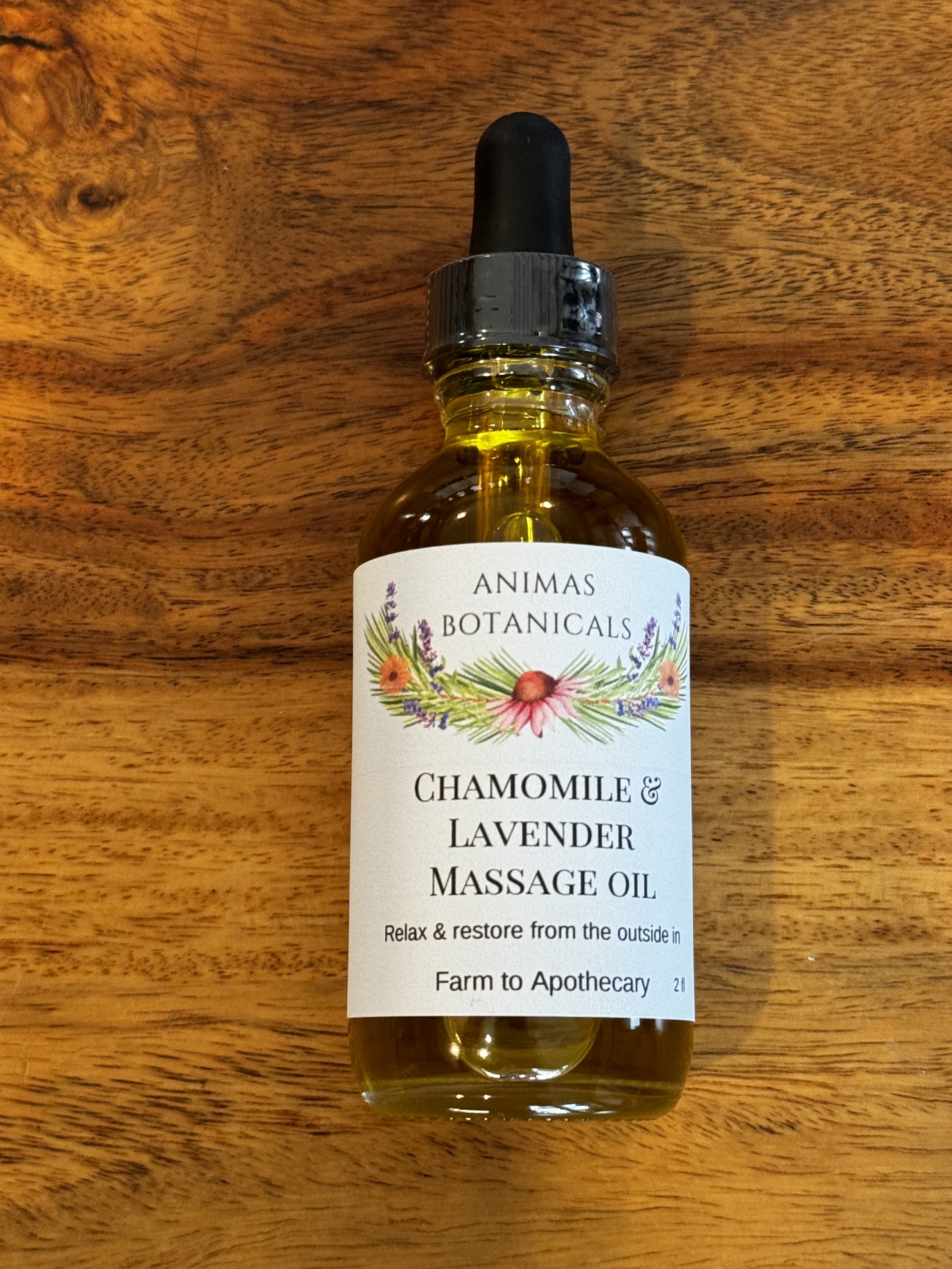 Chamomile & Lavender Massage oil