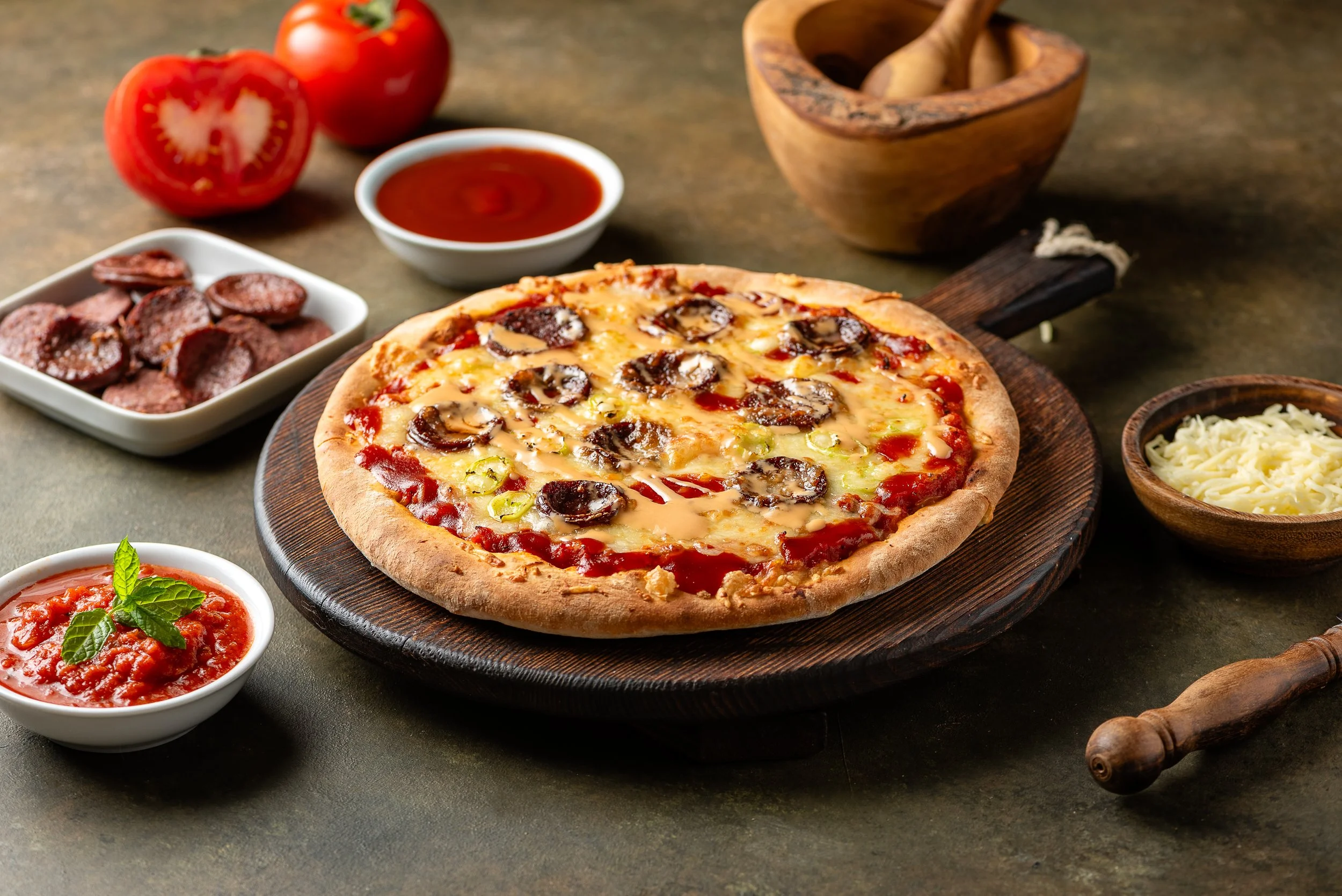 SMOKED HOUSE SAUSAGE GOLDEN CAROLINA BBQ