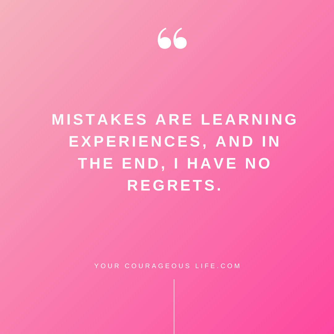 Mistakes vs. Regrets