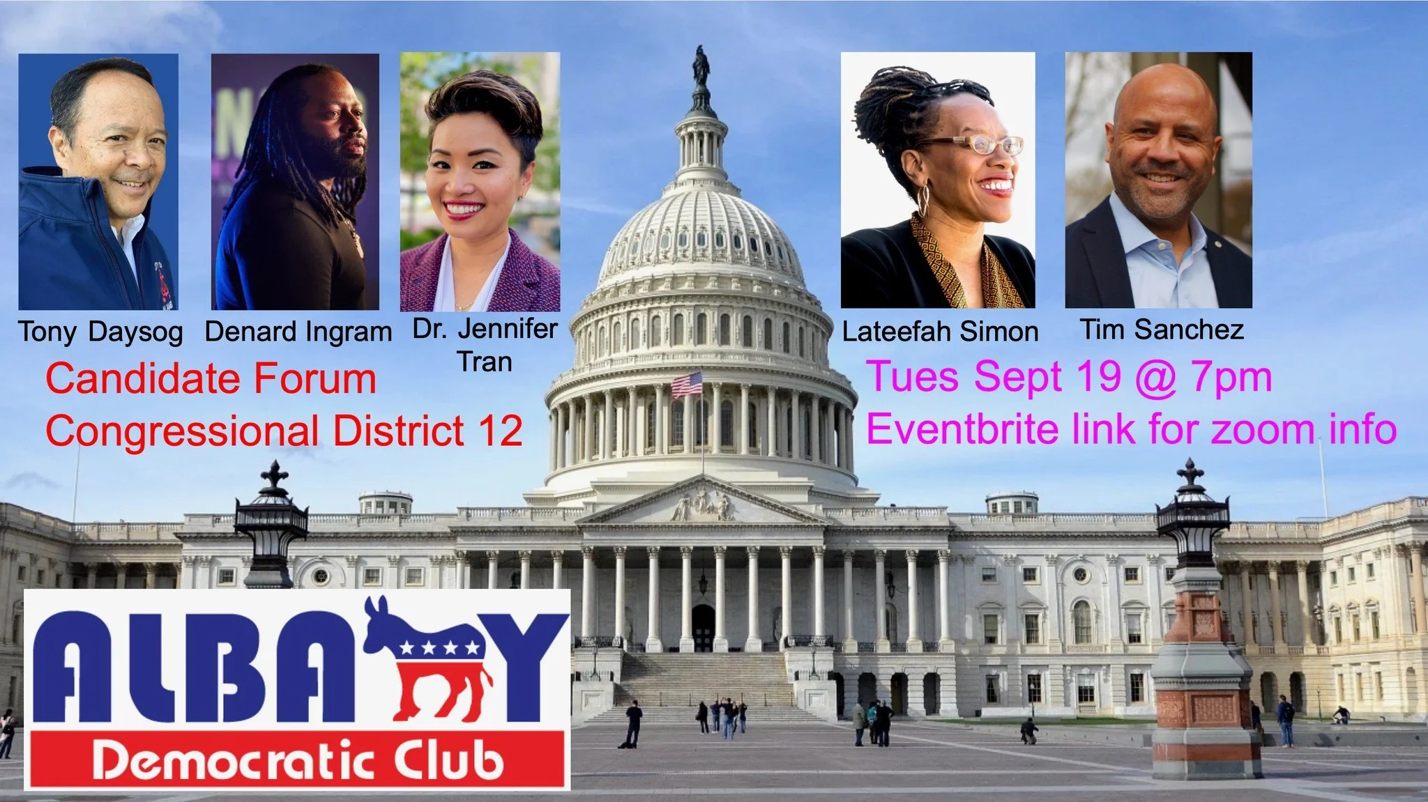 Albany Democratic Club ca 12 Candidate Forum