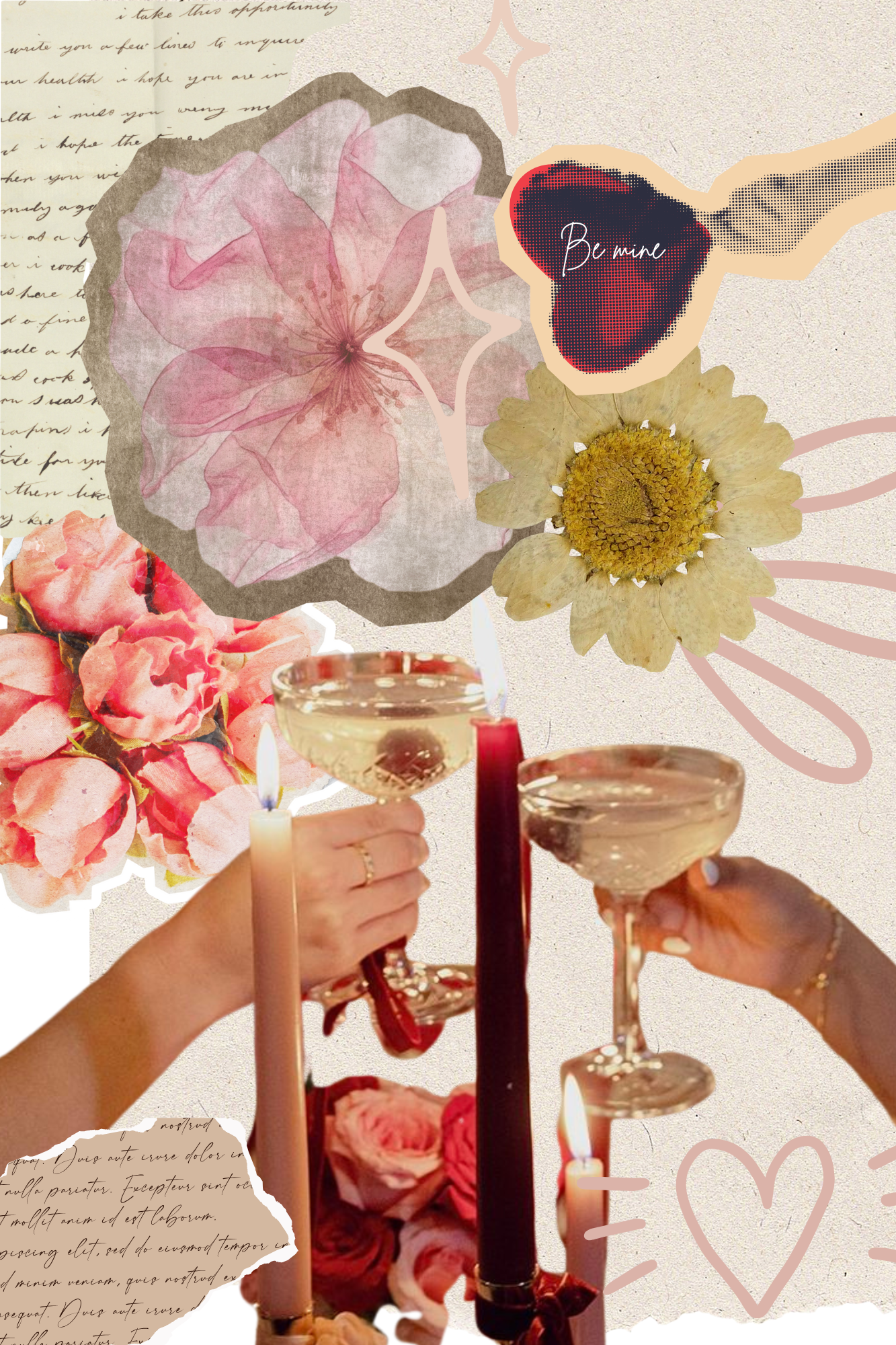 couple making a toast