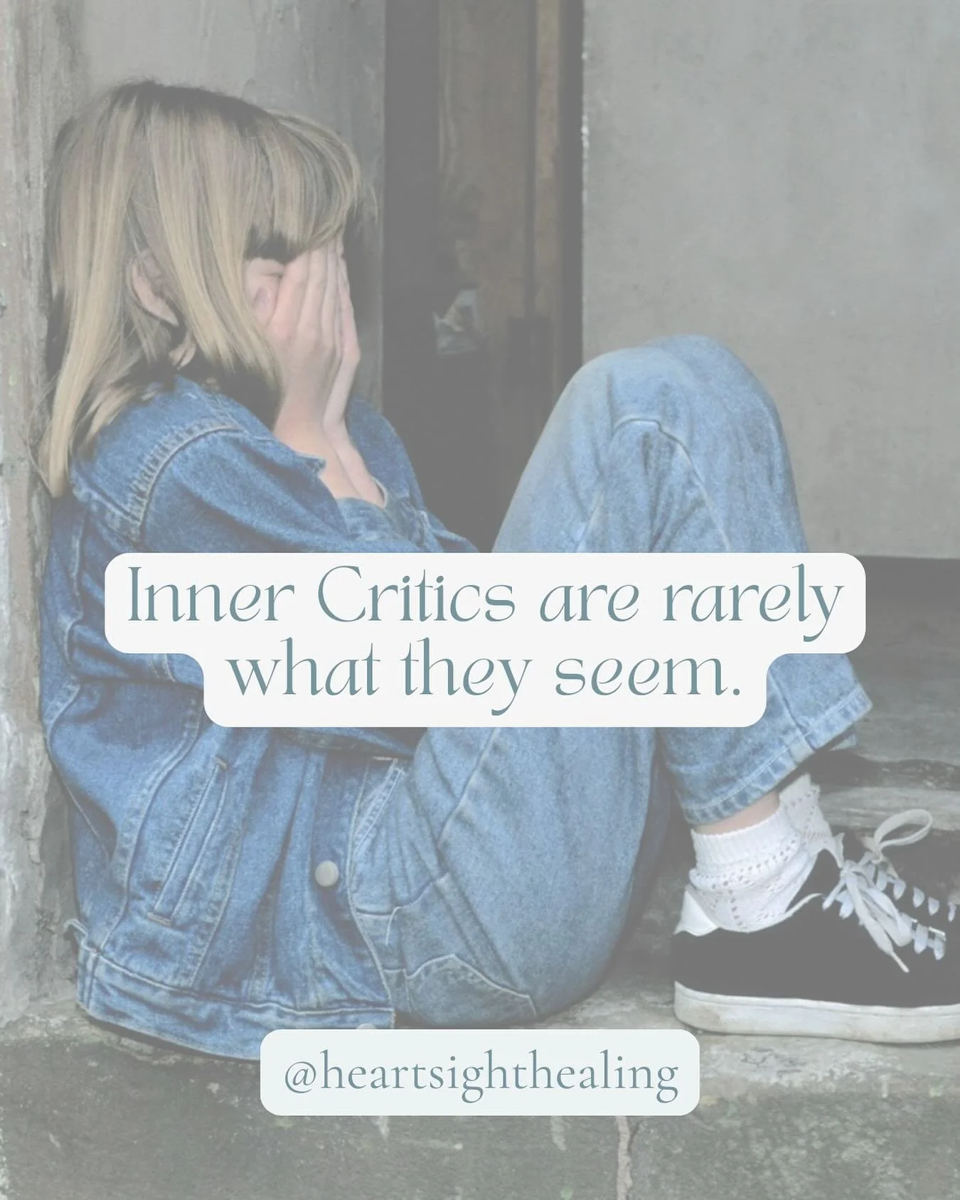 Here&rsquo;s one of the most fascinating things about getting to know an Inner Critic: they&rsquo;re rarely what they seem. 🧸

They&rsquo;re usually young parts who have taken on a heavy, burdened role to try to keep you safe.

My inner critics tend