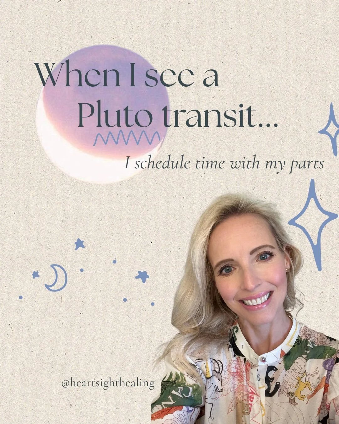On Saturday, the Sun was square Pluto. The Sun is our self, our identity. Pluto represents transformation, deep dives, alchemizing the pain and what&rsquo;s hidden.

Whenever there&rsquo;s a Pluto transit, I know I need to be more present with my par