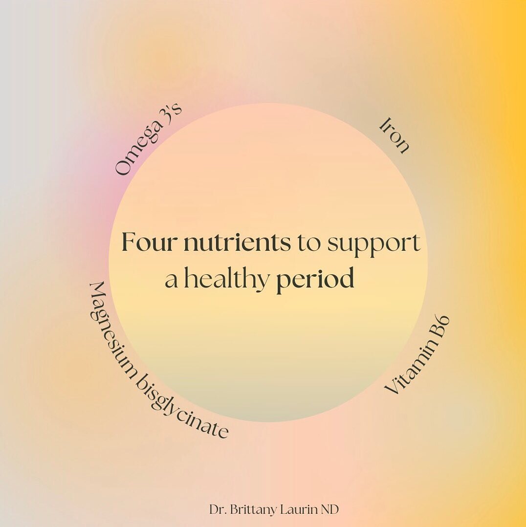 Periods.

They&rsquo;re your 5th vital sign. Just as important as your lungs and your heart. They tell us such much about the rest of your health. 

Are they infrequent? Are they too frequent? Are they painful? Do they last too long? How does your ne