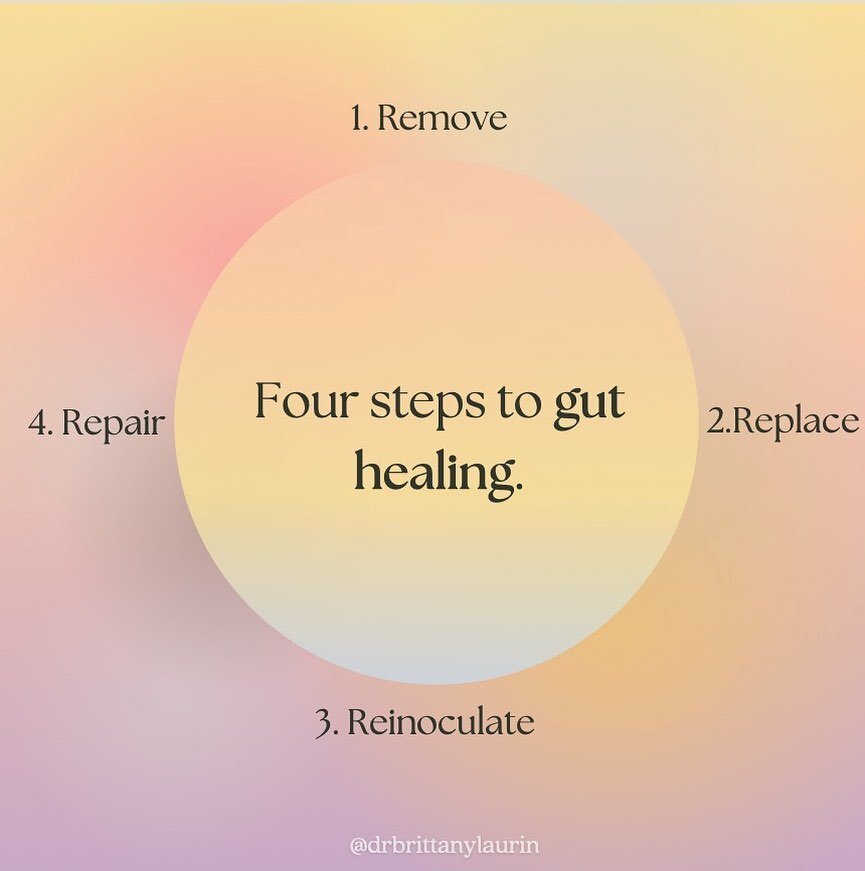 〰 4 R&rsquo;s of gut healing 〰

Bloating, distension, cramping, abdominal pain, heartburn, nausea, constipation, diarrhea, acne, fatigue, eczema, psoriasis and more! 

I have been helping patients with a lot of gut healing lately. After the holidays 