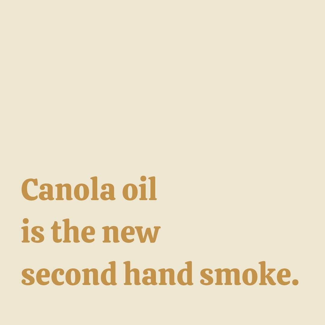 Repeat after me ☝🏼️

Patients are often telling me how they&rsquo;ve switched to oat milk OR almond milk AND oat yogurt AND vegan cheese AND vegan butter. 

Canola oil is in EVERYTHING these days - it&rsquo;s important to read your food labels! 

Hi