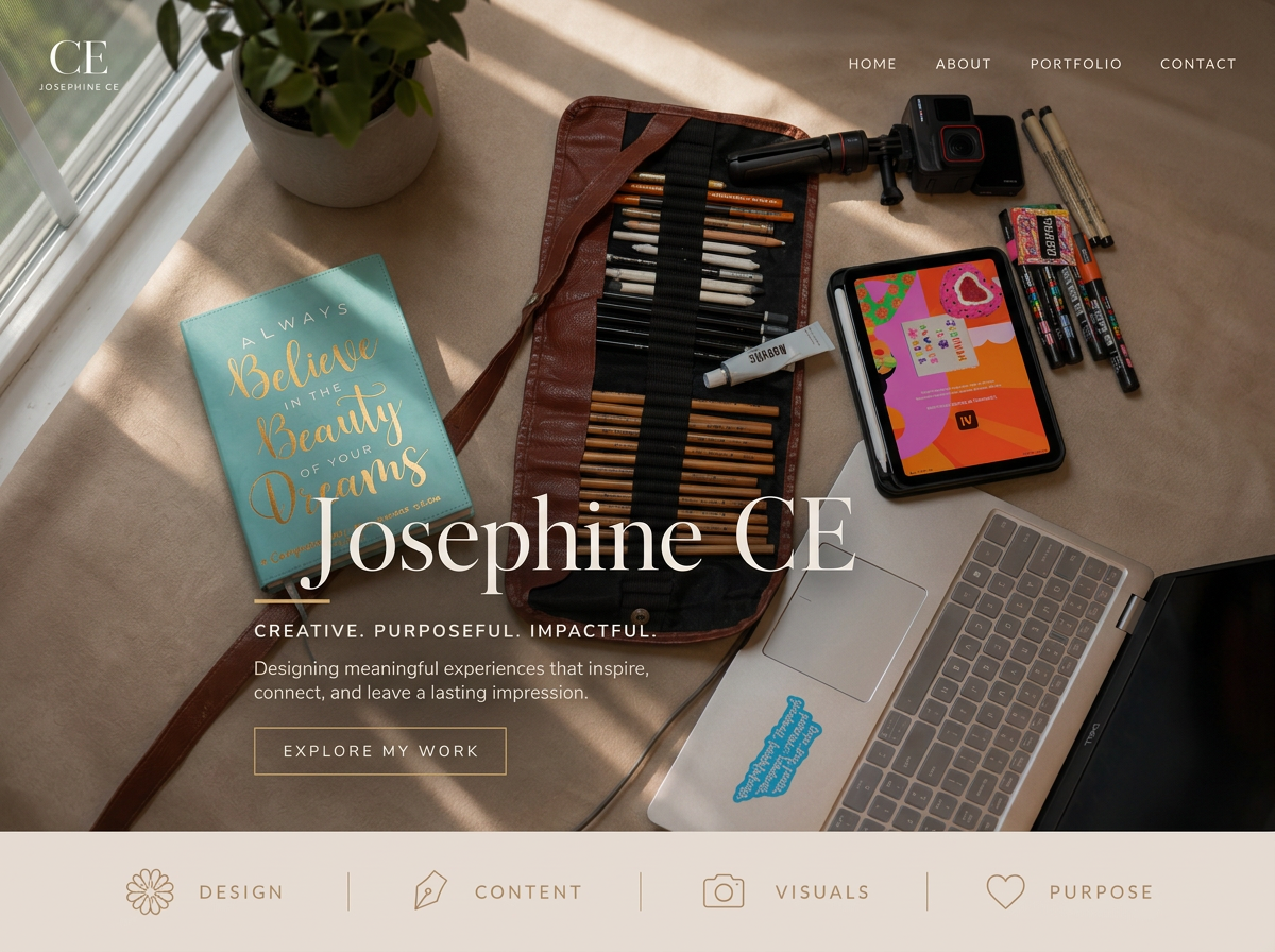 A creative portfolio showcasing my work, experiences, and the things I’m passionate about.
