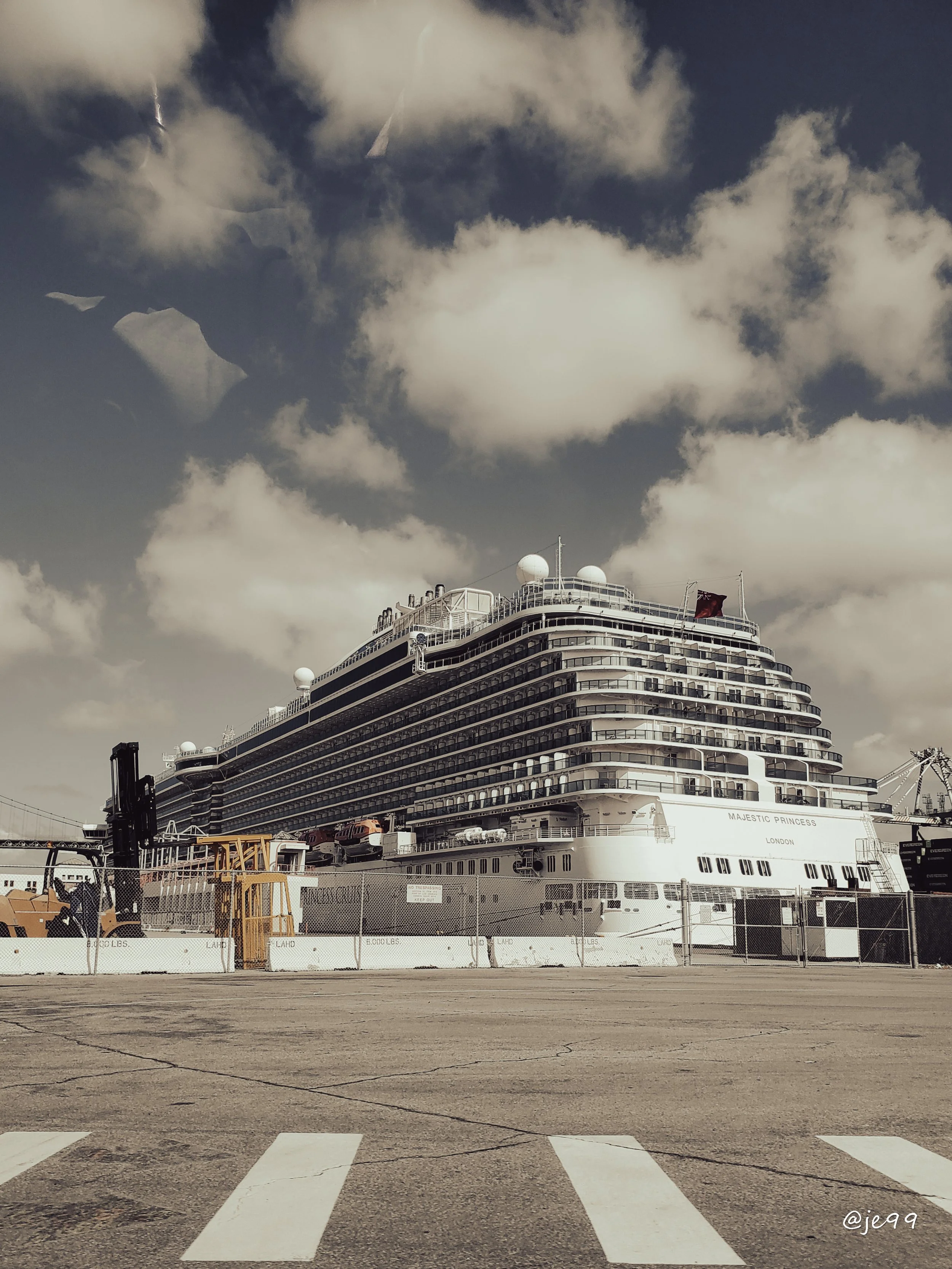 Majestic Princess cruise ship.