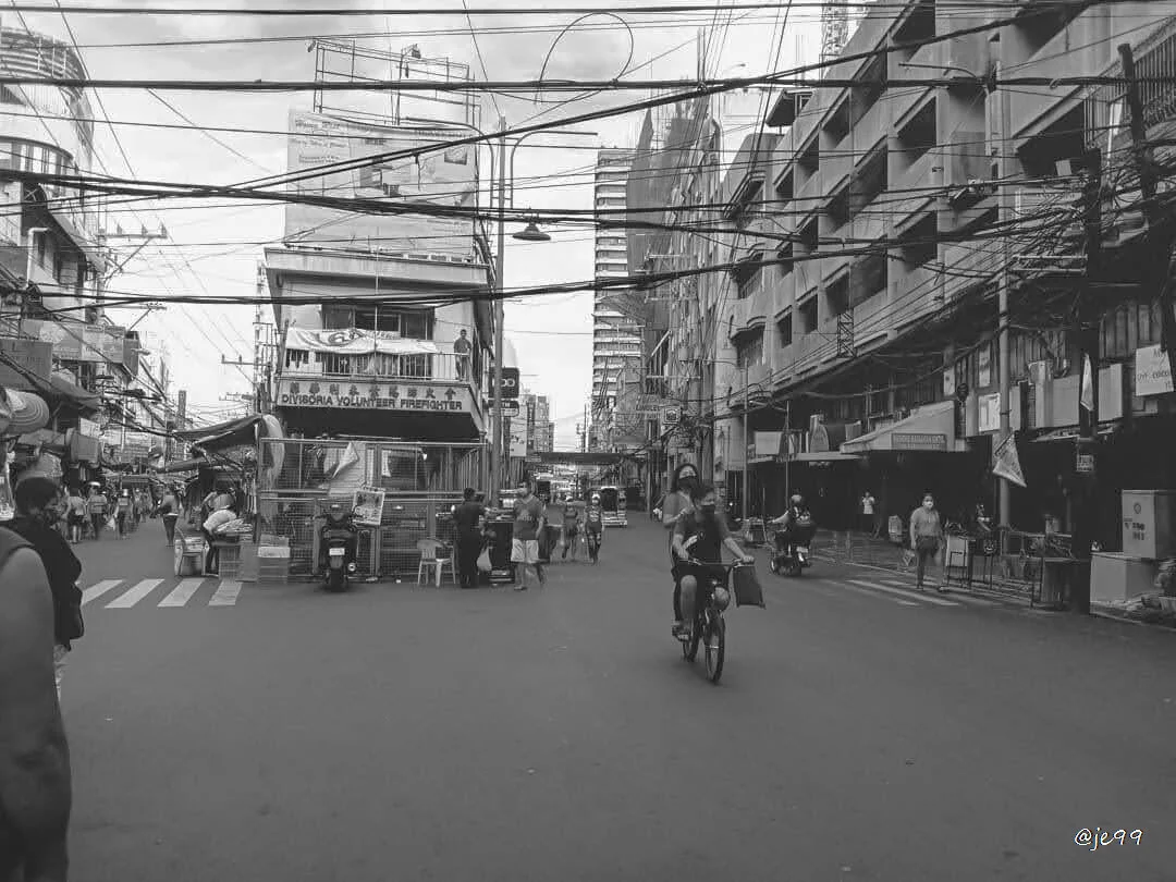 "Divisoria market"
Known for cheap market and lots of cheap food & things to buy.