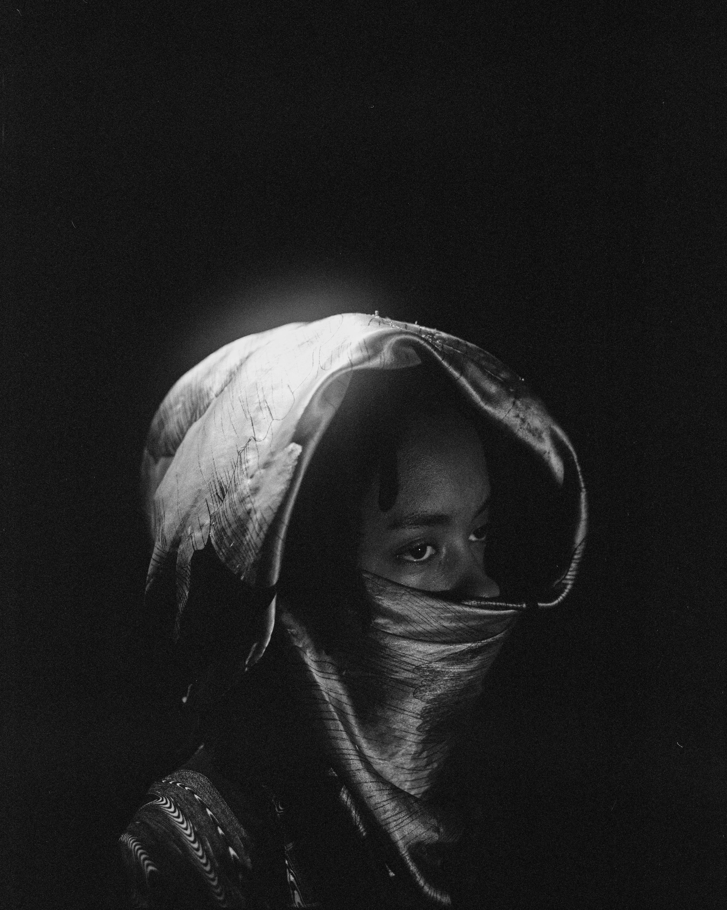 WISE WORDS HIDE UNDER THE VEIL (16x20).jpg