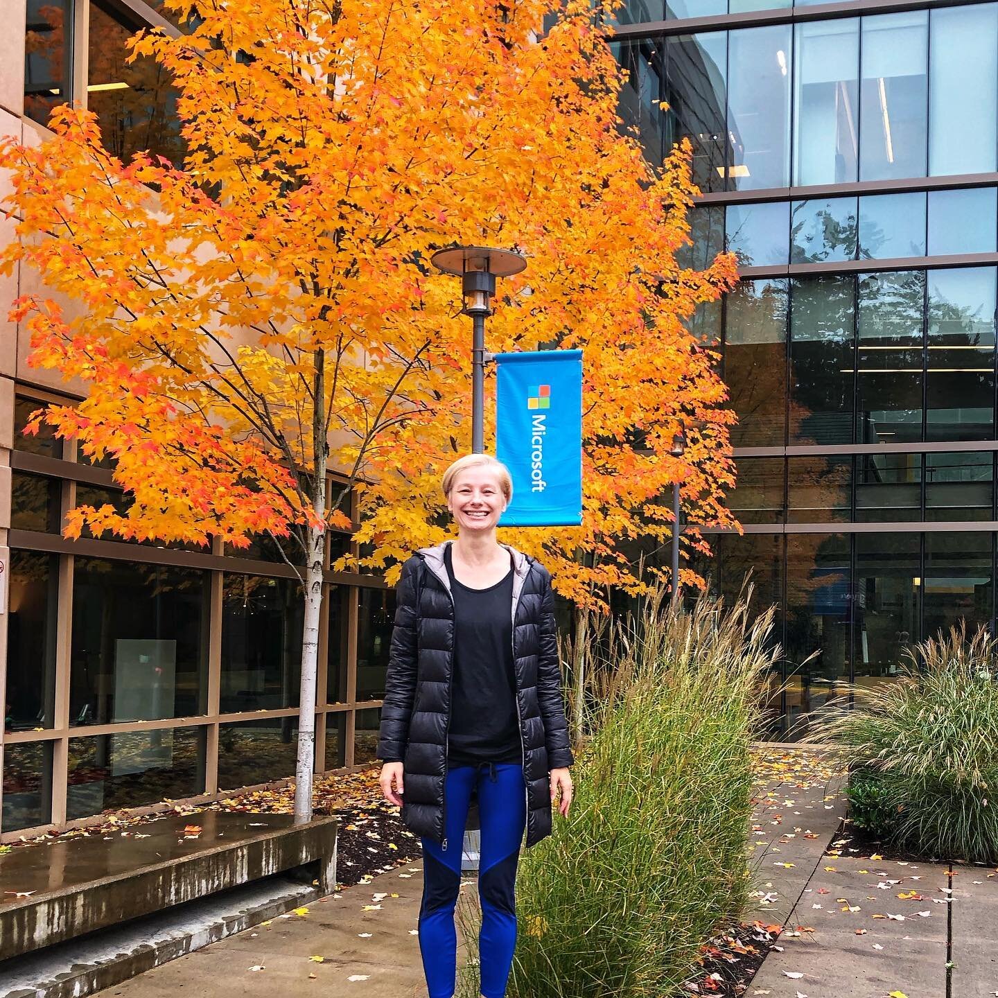 Balanced Humans Office Yoga at Microsoft! First time teaching yoga here and &lsquo;amazing&rsquo; was the buzz word afterward.  #gratitude #microsoft #officeyoga #accessibleyoga