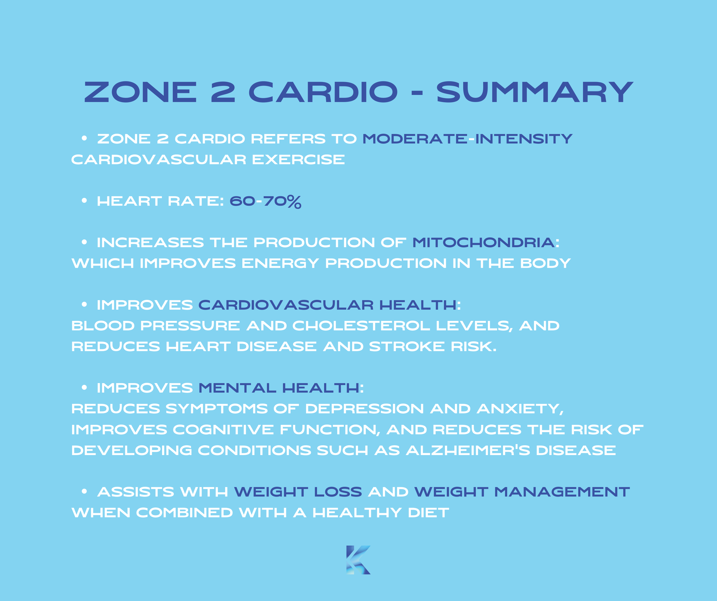 research on zone 2 cardio