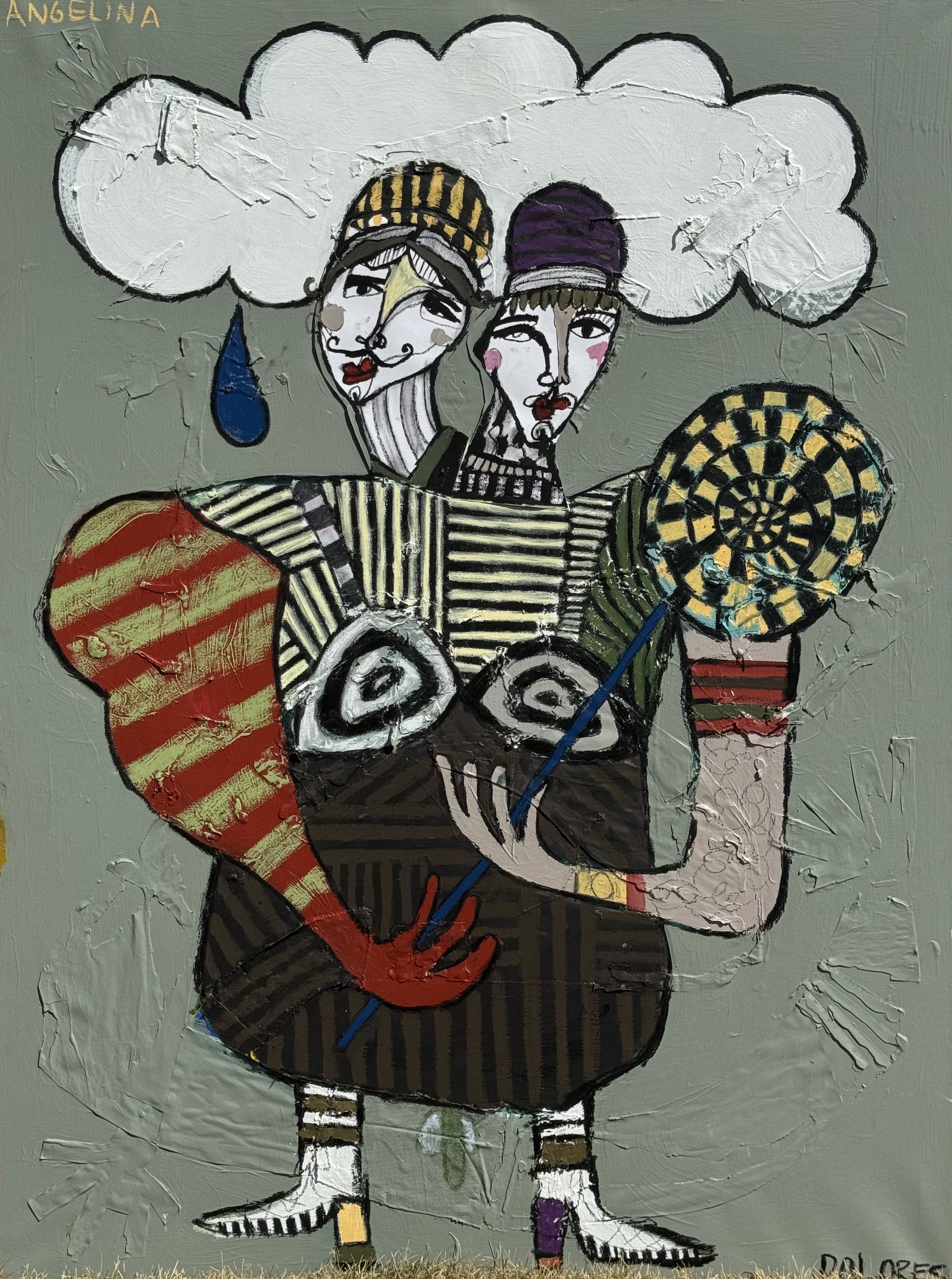"Stephanie and Claire" 36”x48” 2024
