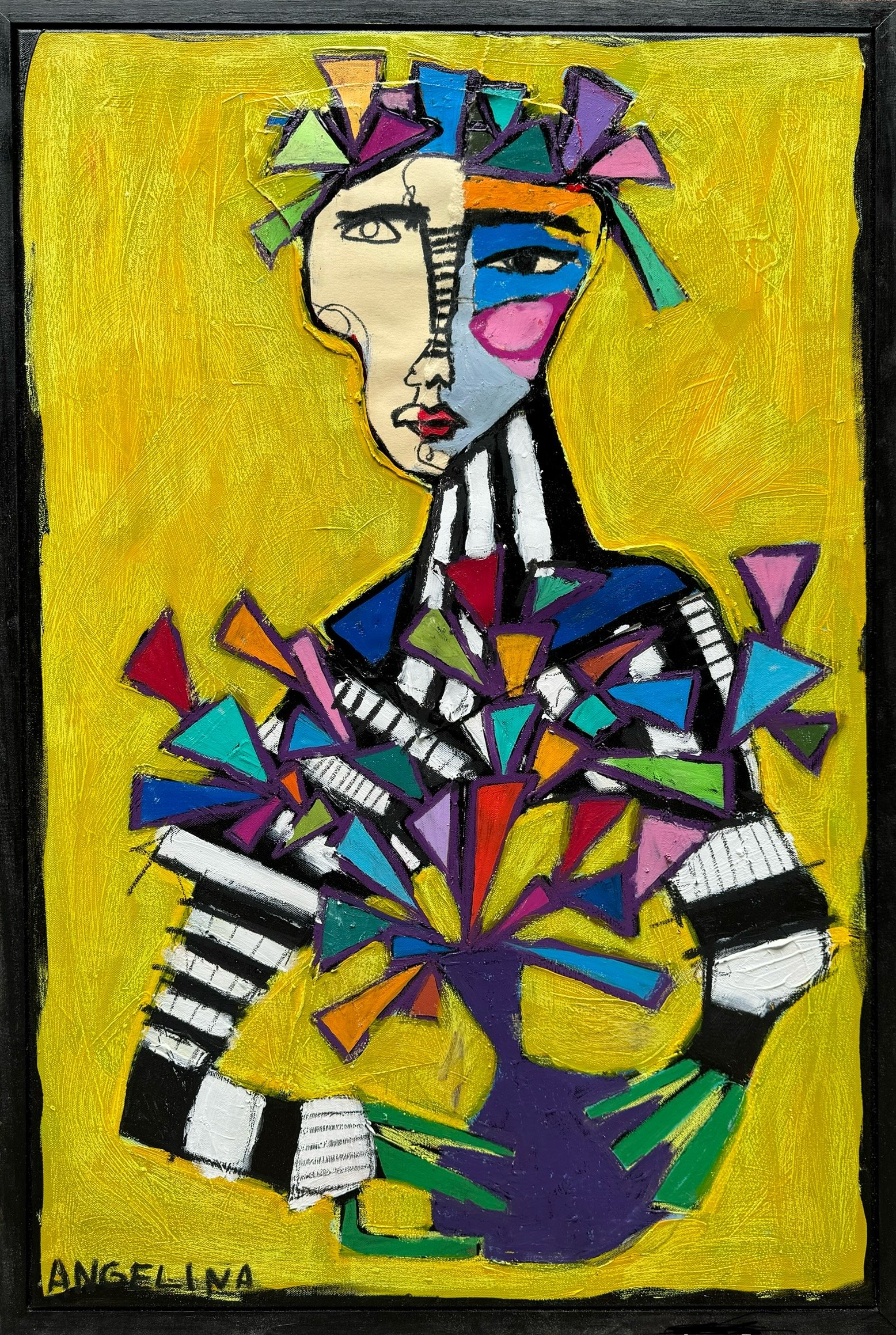 "Fake Flowers" 24"x36" 2024
