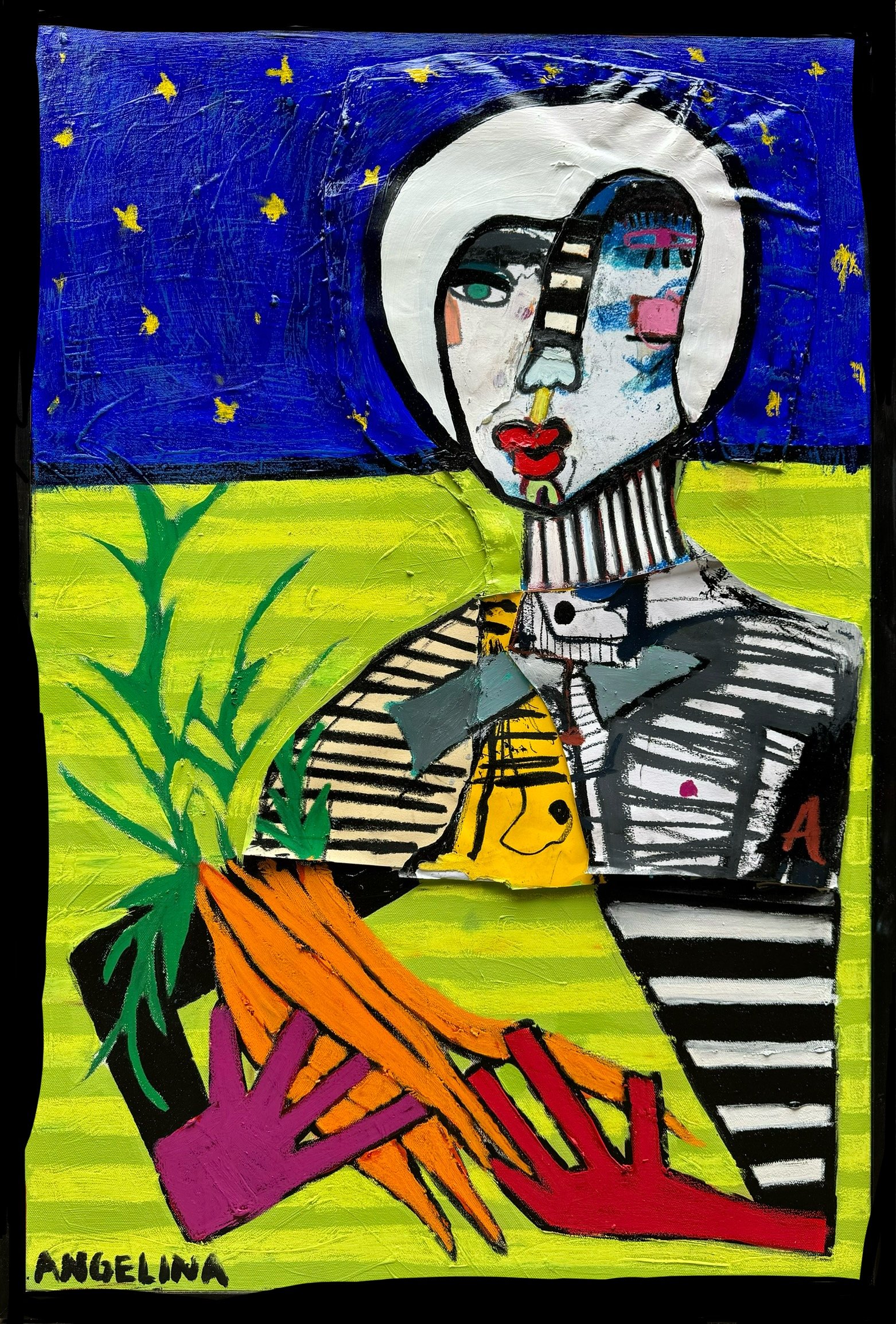 Late Night Carrots “24”x36”