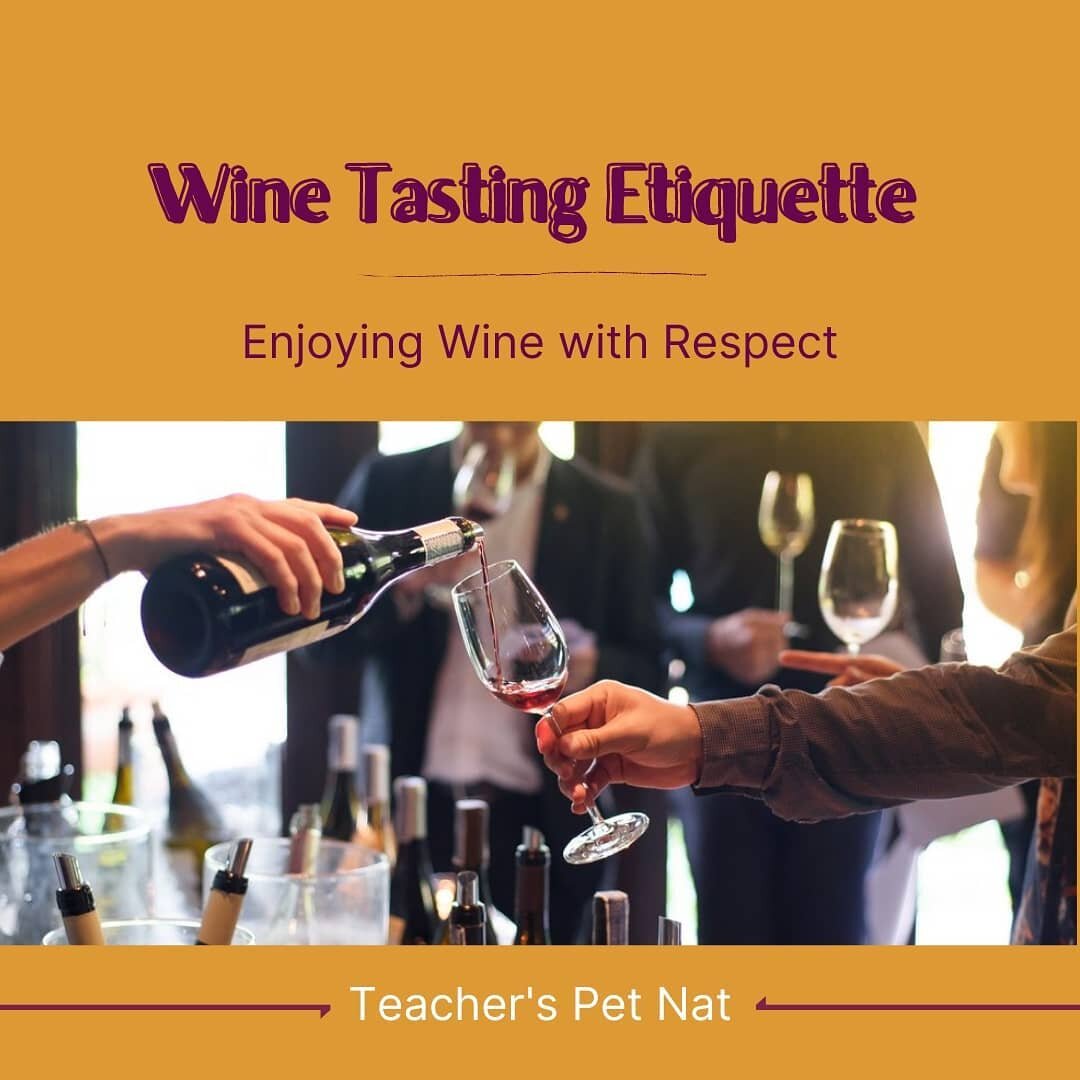 As wineries begin to offer in-person tastings again, it's important to know the best practices for having a great time!

What's your best tip on tasting behavior? 

#wine #wineeducation #winelover #virginiawine #wineetiquette #winery #teacherspetnat