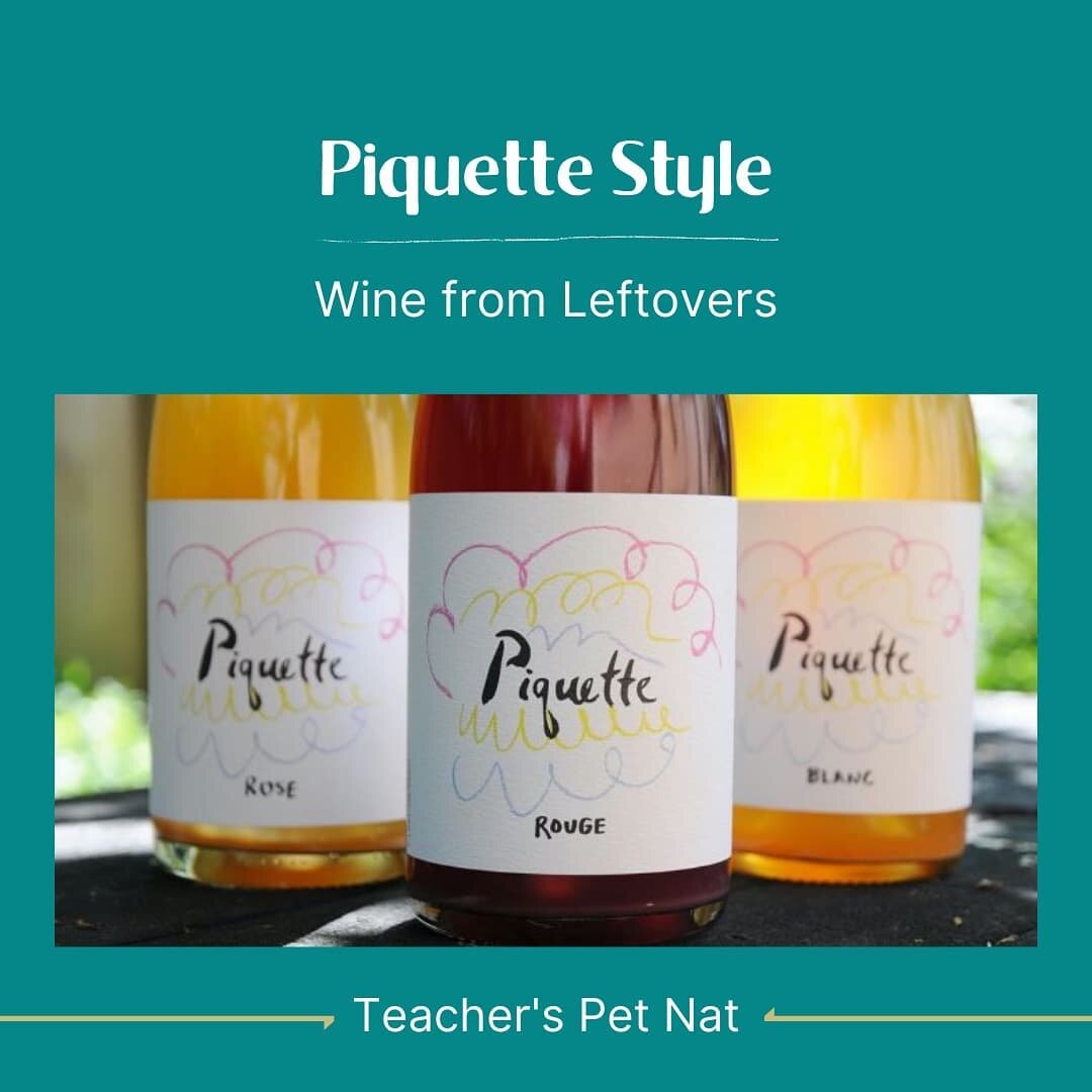 In honor of this week's tasting lineup at @theworkshop_cville,  featuring the Fluture wines from @chrysalisvineyards, let's learn about Piquette!

Bon App&eacute;tit has dubbed this spritzy, low ABV style as &quot;White Claw for Wine Drinkers.&quot; 
