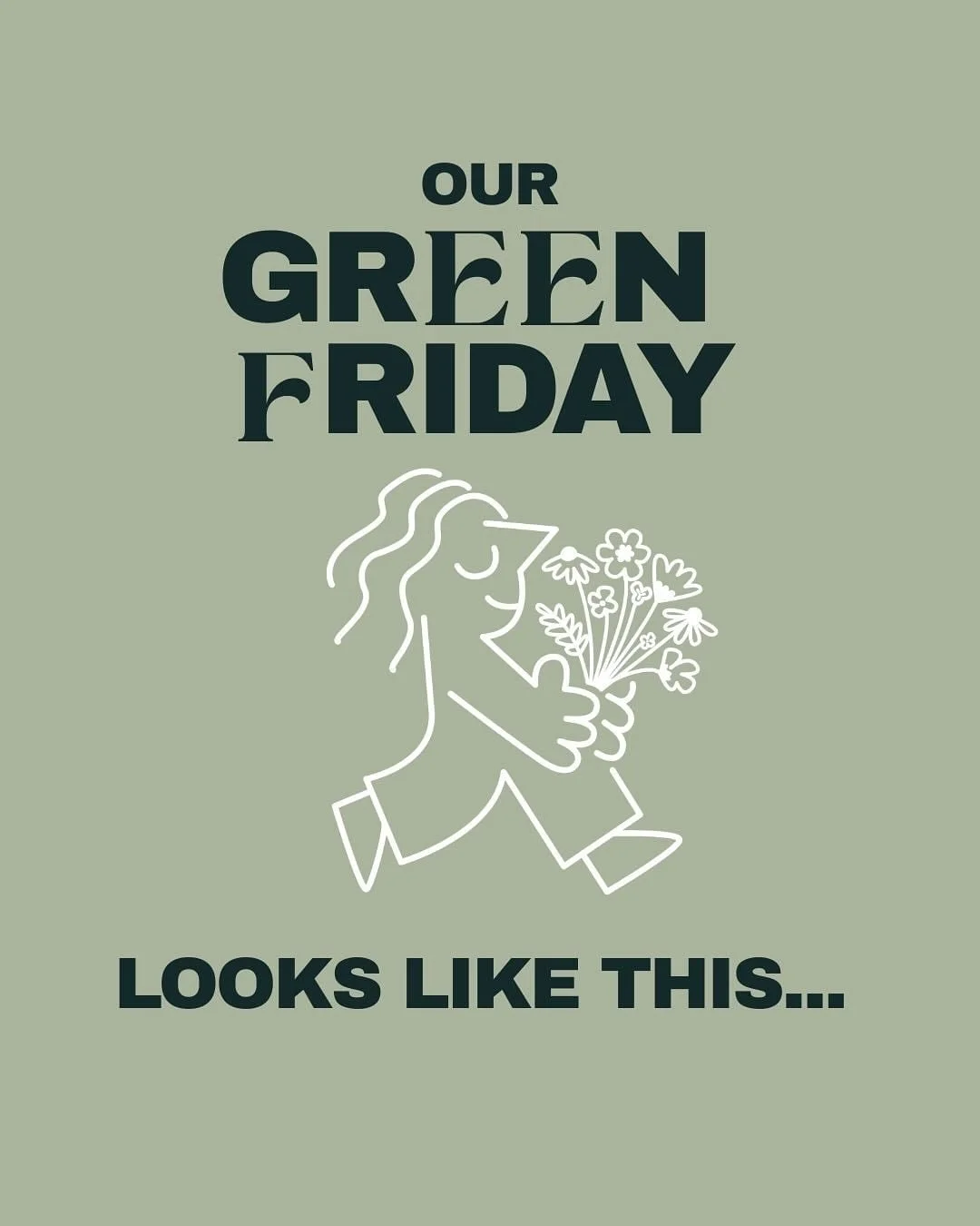 We&rsquo;re not buying into the whole Black Friday shenanigans.

It breaks my heart a little to see small businesses feel like they have to offer a discount to not be forgotten at this time of year.

To be honest, most small businesses already offer 