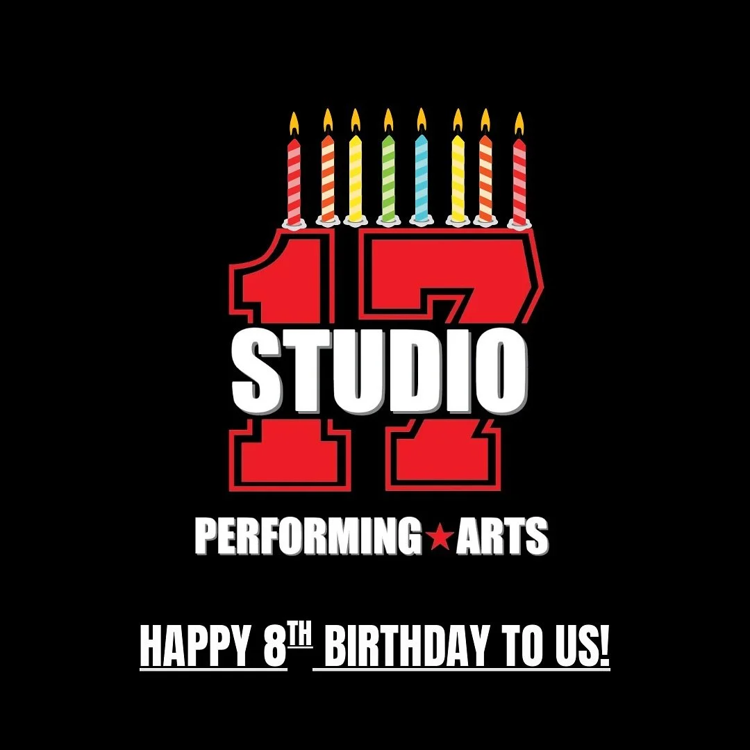 HAPPY 8TH BIRTHDAY TO US!

Today marks 8 years since we opened our doors to our amazing Studio17 community. We are so grateful for EVERYTHING &amp; we wouldn&rsquo;t be where we are without our incredible community! 

We love you all and thank you fo