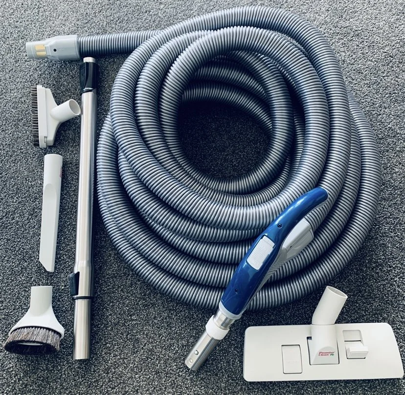Central Vacuum Hose Set with On/Off Switch