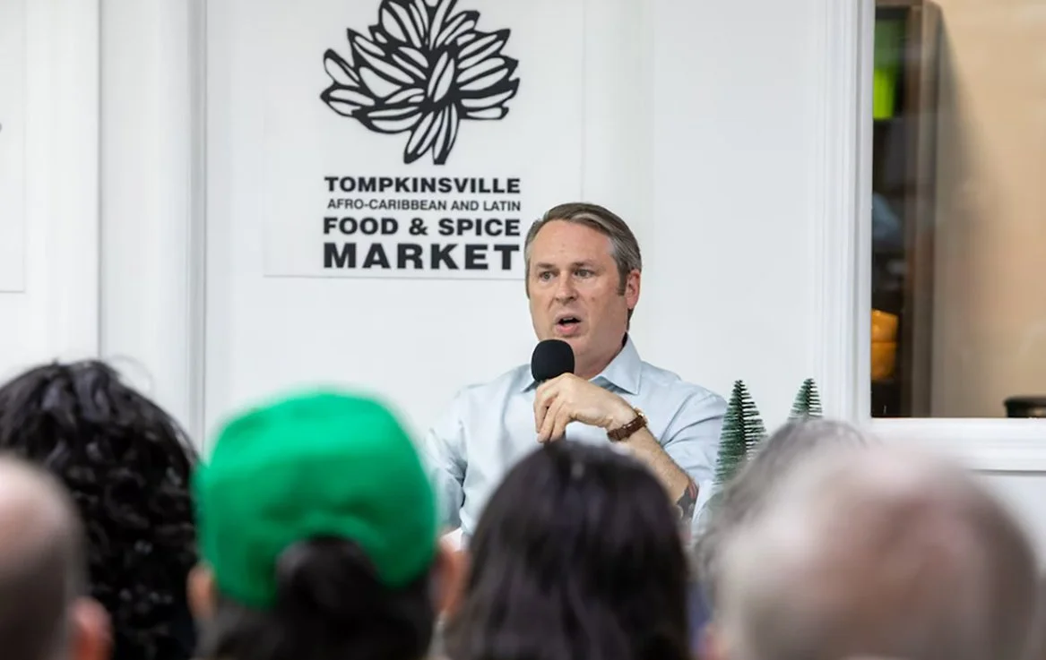Mike Decillis Speaking at Town Hall