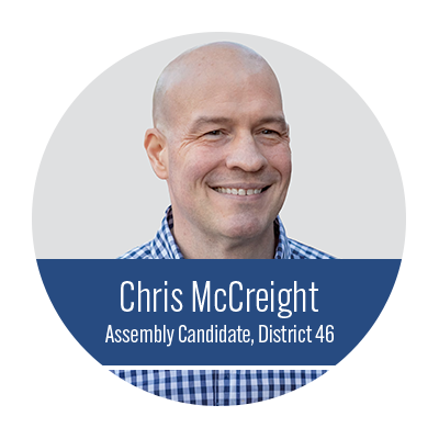Chris McCreight Assembly Candidate