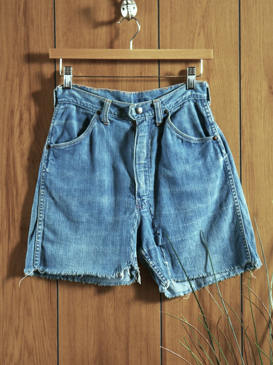 Wrangler Blue-Bell Cutoff Jean Shorts 