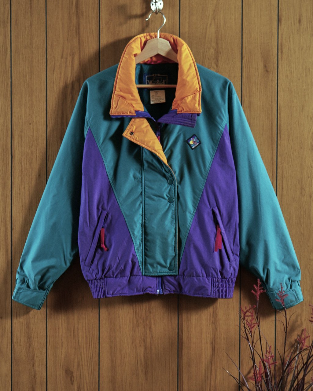 Woolrich Color Blocked Ski Jacket 