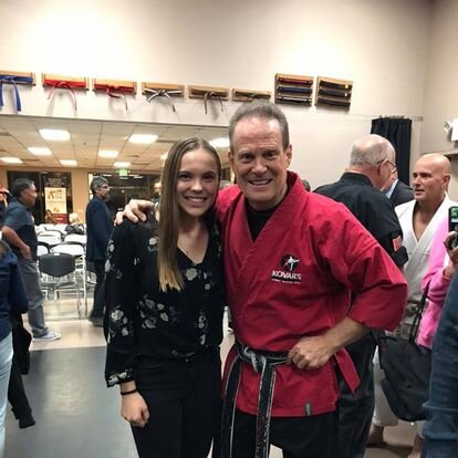 Kyoshi Kovar and I at Kovar's 40th Anniversary