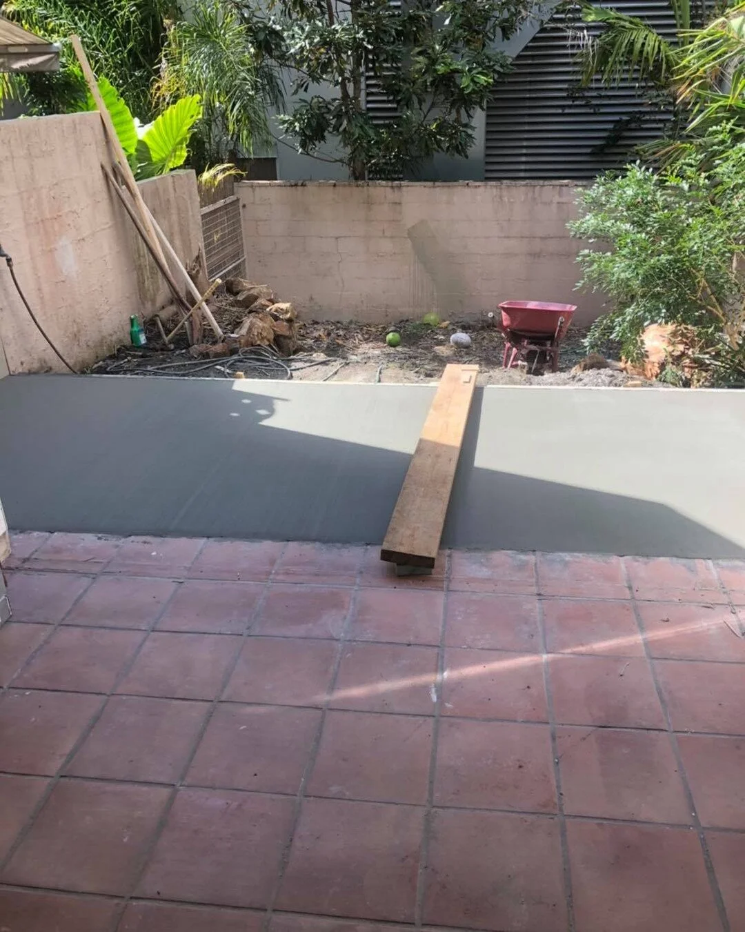 Patio extension ready for tiling Spring Hill👍