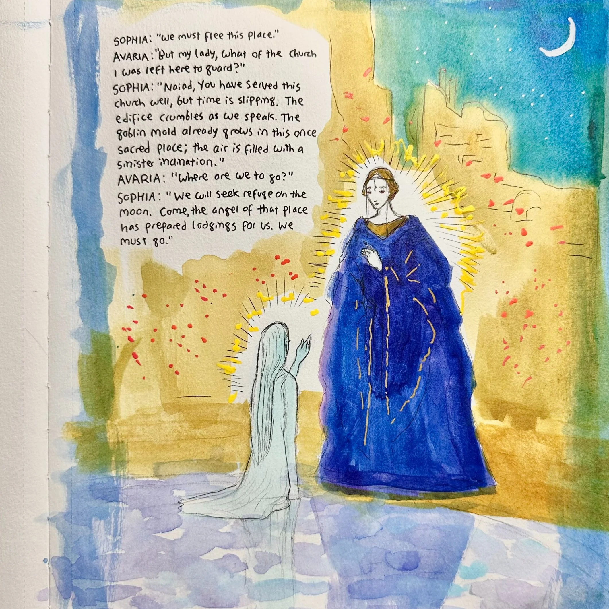"Naiad and Sophia" (2022)
