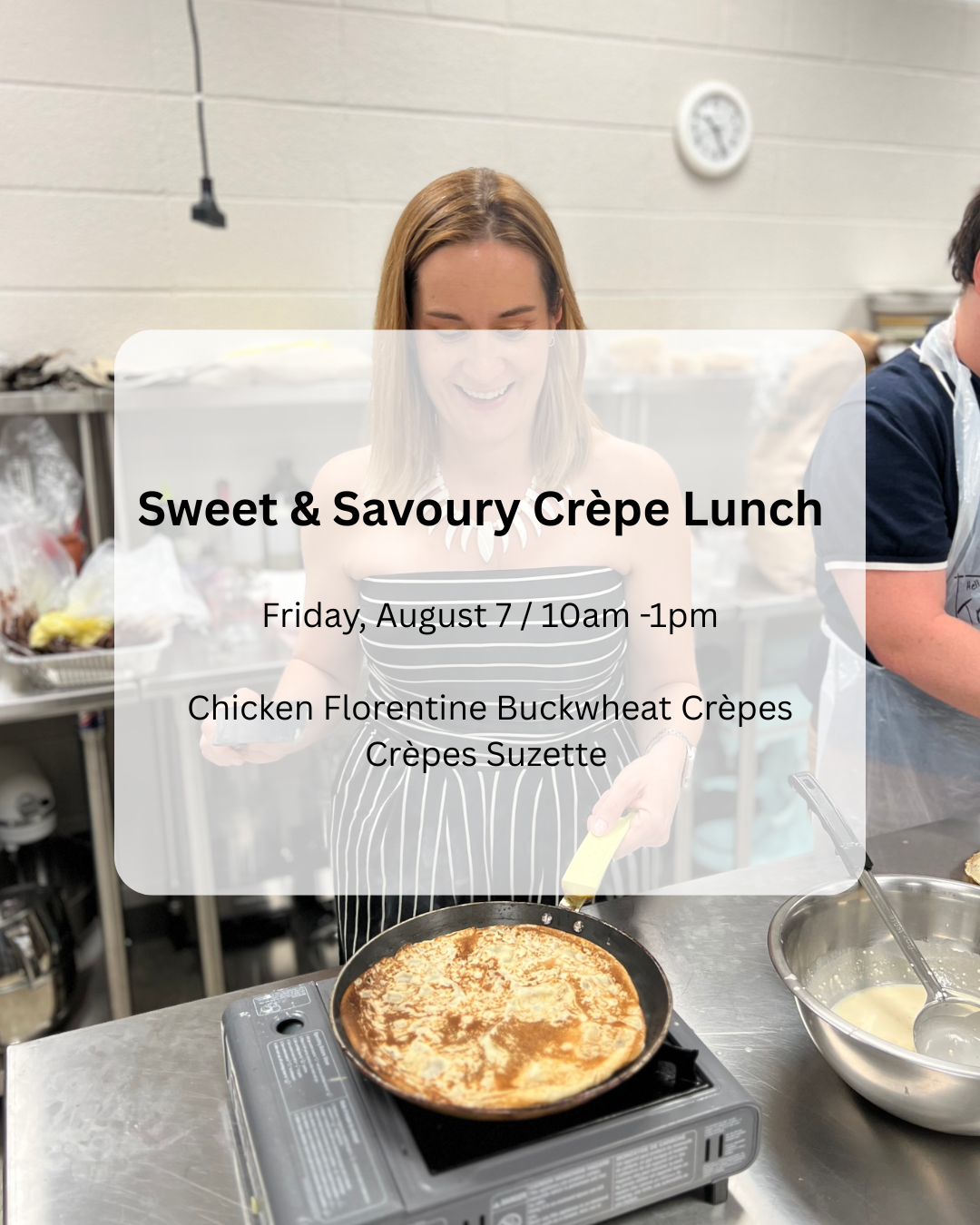 Sweet and Savoury Crèpe Lunch