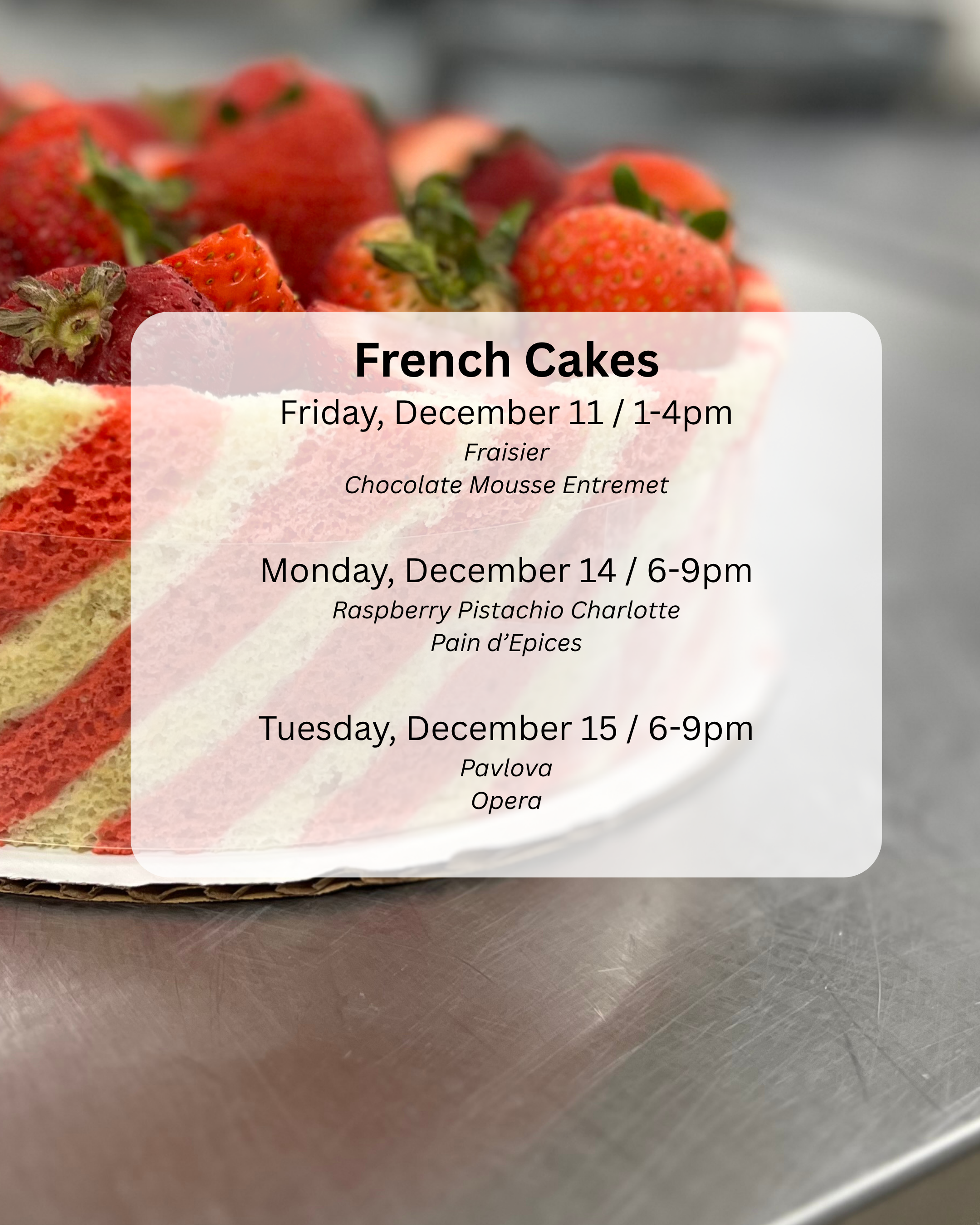 French Cakes