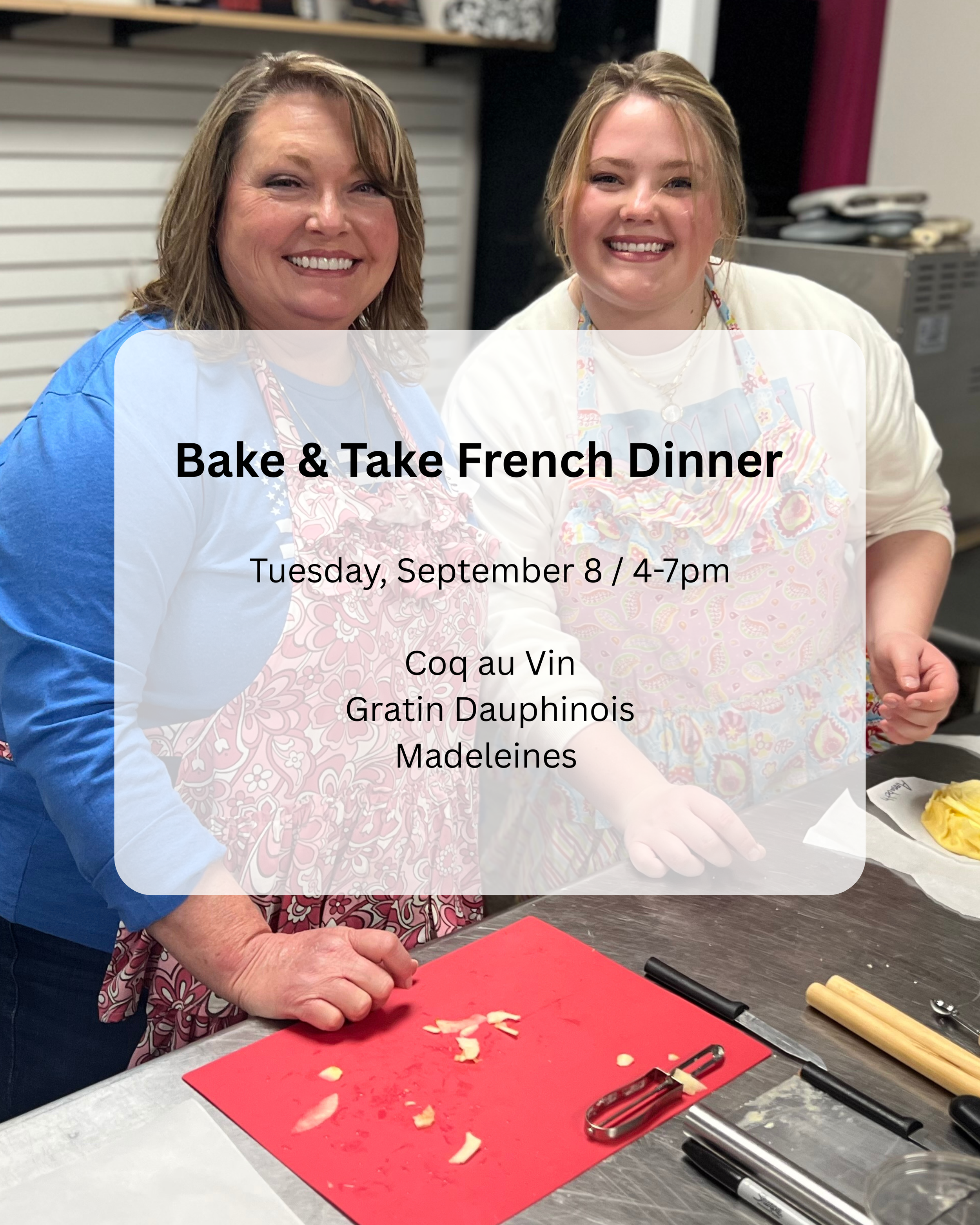 Bake & Take French Dinner