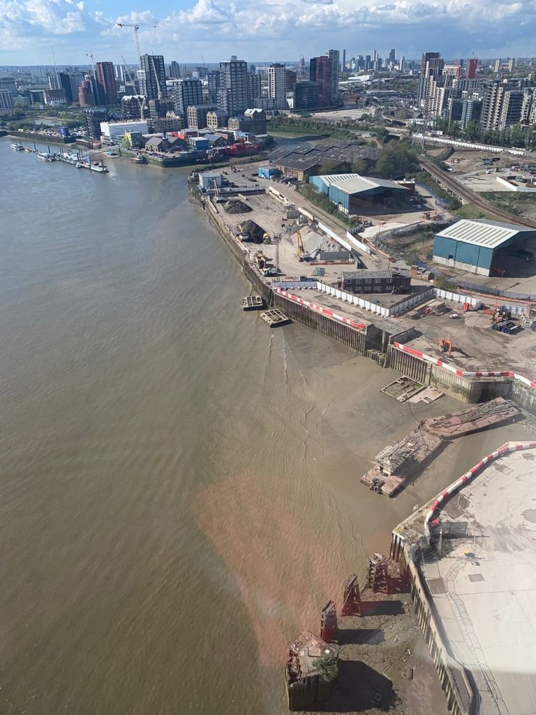 River Wall Construction Works
