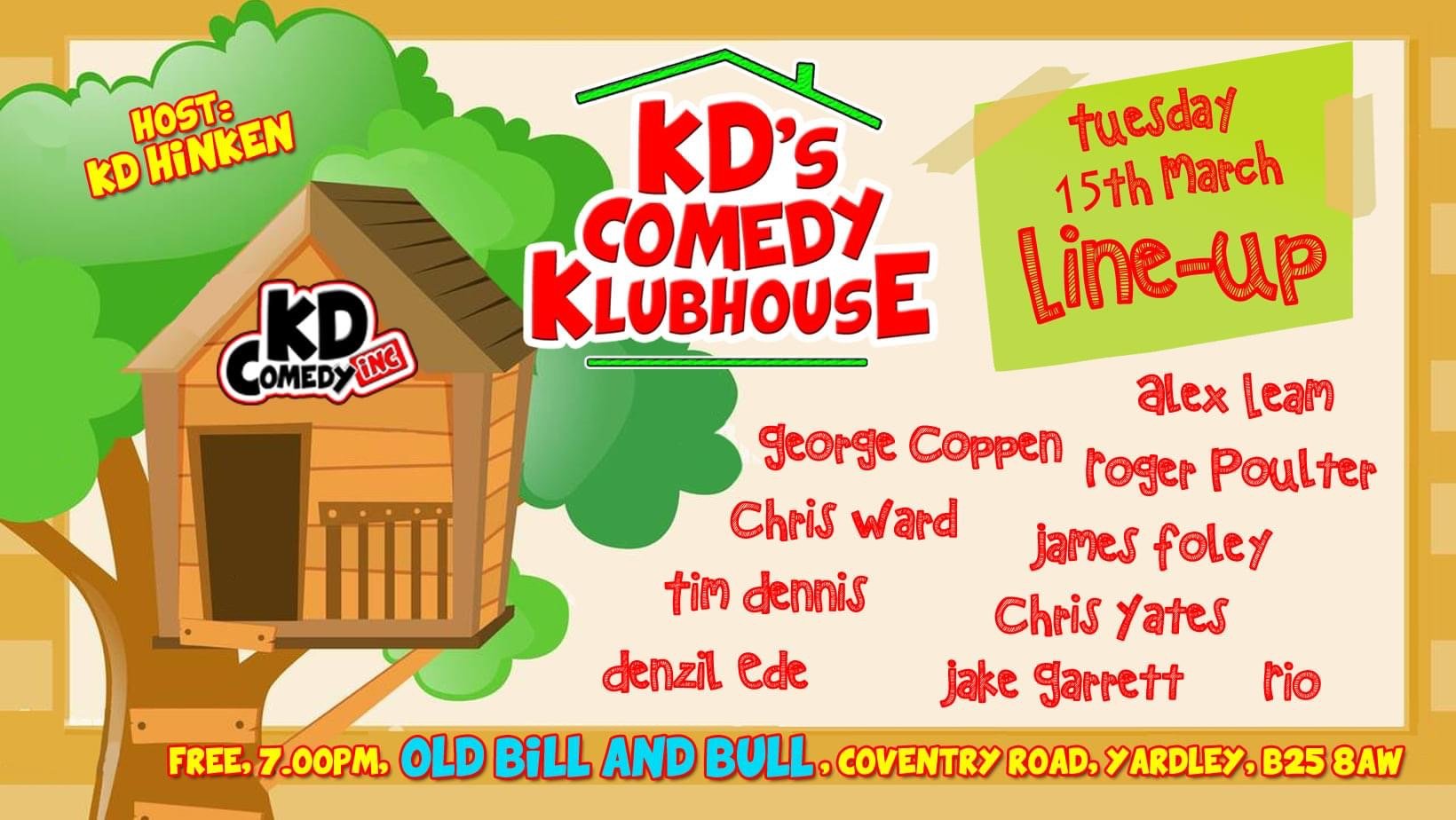 KD’s Comedy Clubhouse