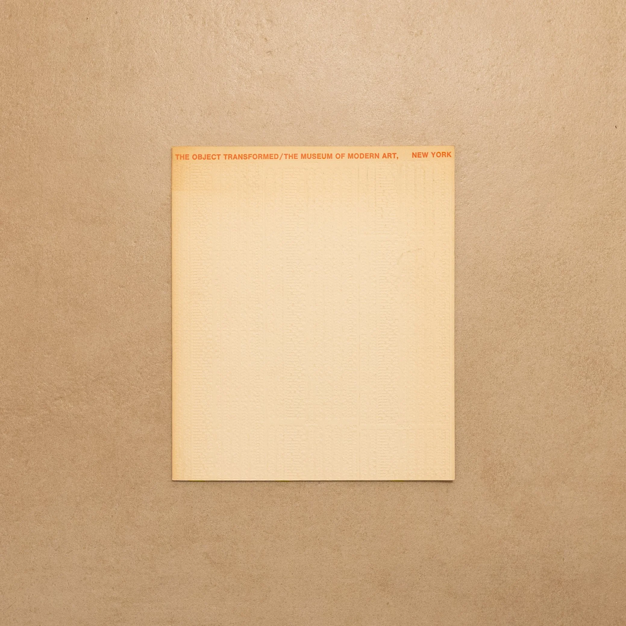 AA.VV. / The Object Transformed