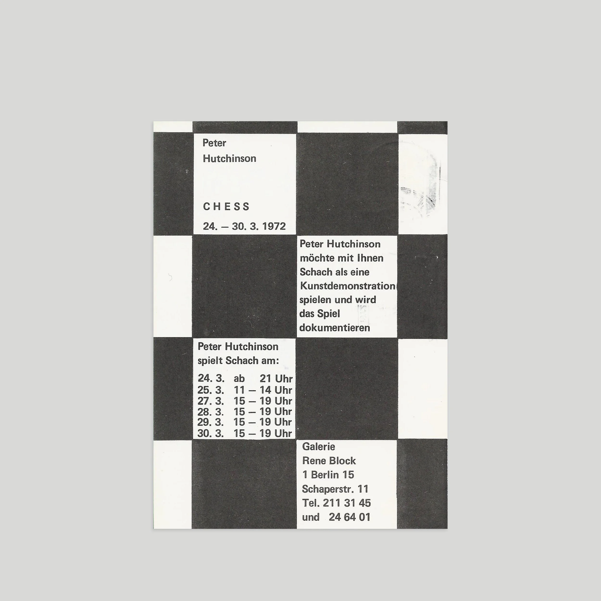 Peter Hutchinson / Chess