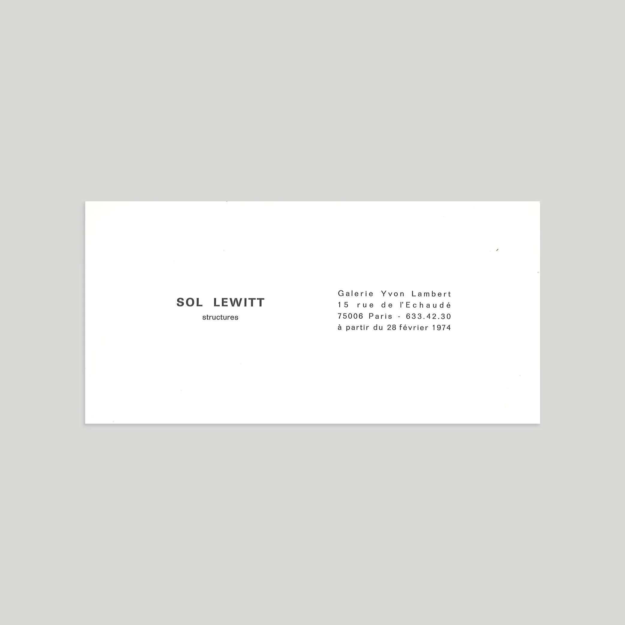 Sol LeWitt / Sol LeWitt