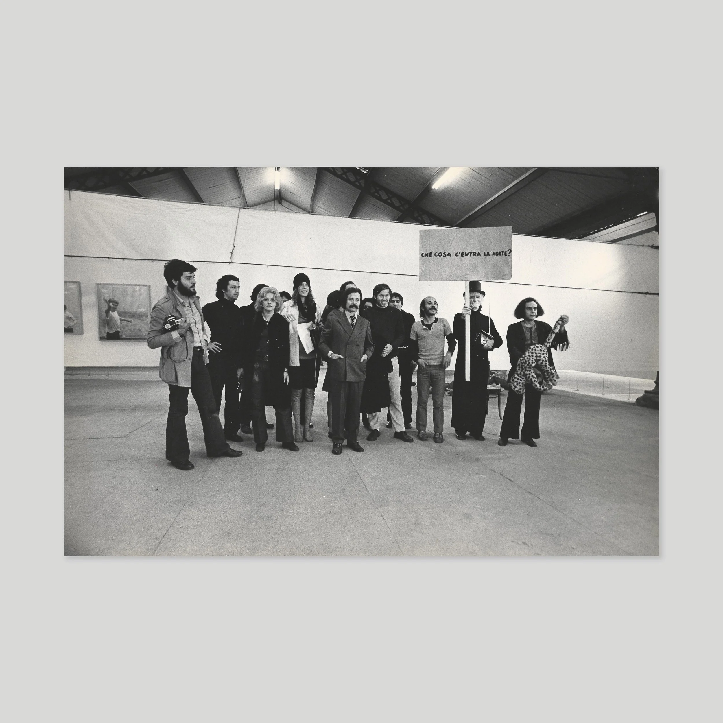 Gino De Dominicis - Massimo Piersanti / Gino De Dominicis (Che cosa c’entra la morte? - Biennale di Parigi 1971)