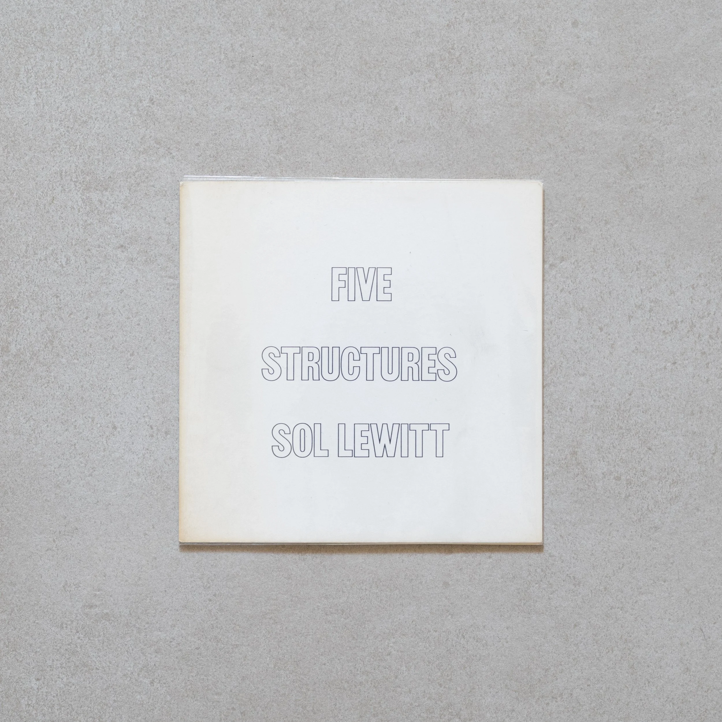 Sol Lewitt / Five Structures