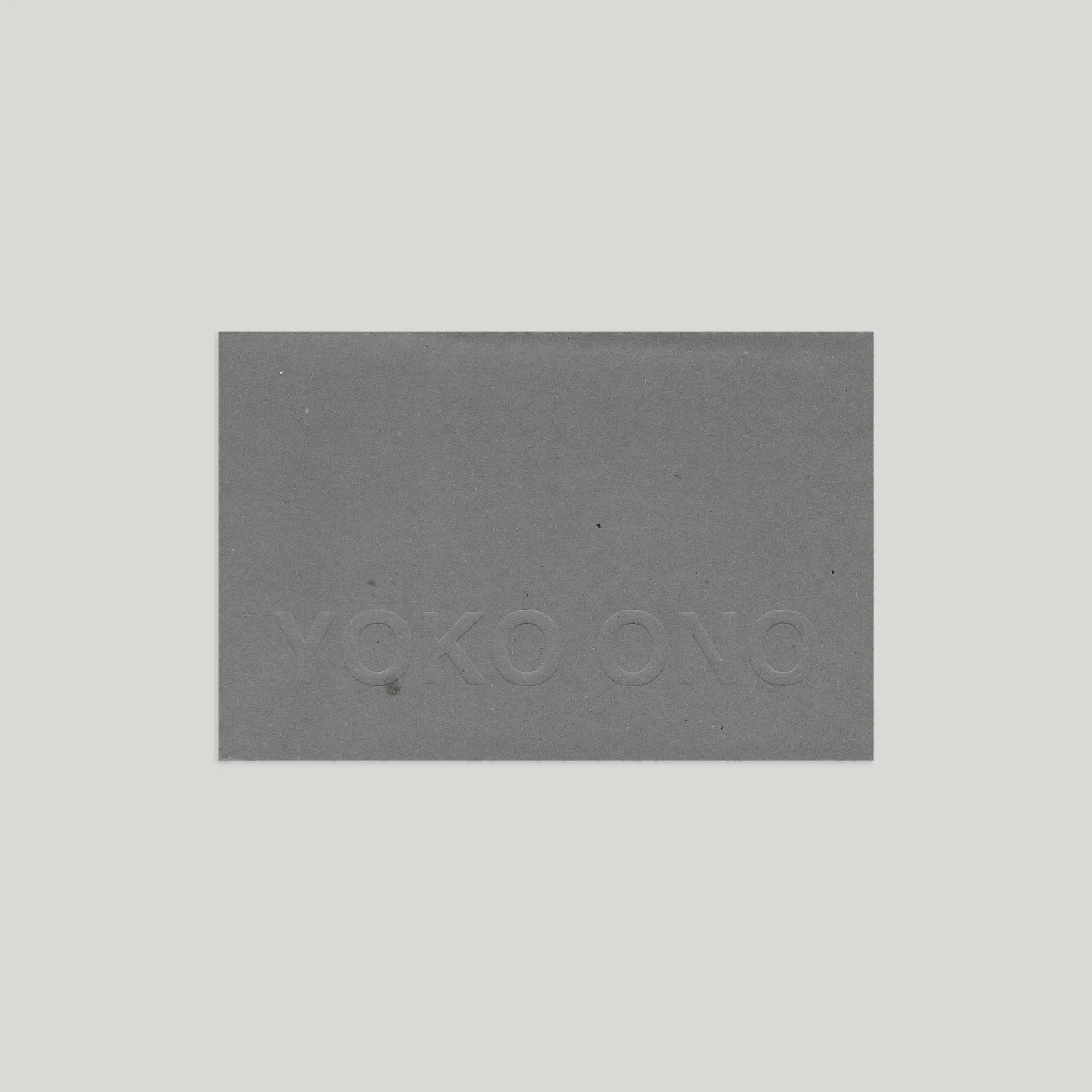 Yoko Ono / Lighting Piece. Light a match and match till it goes out 1965–1995