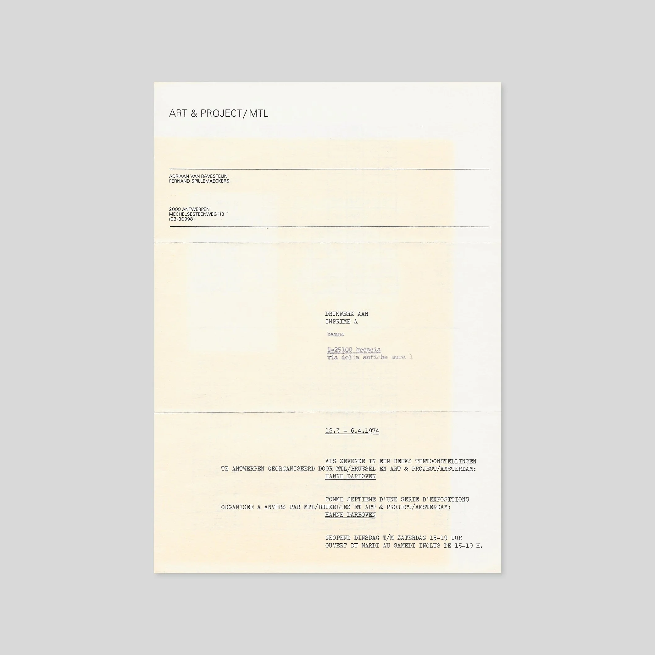 Hanne Darboven / Hanne Darboven