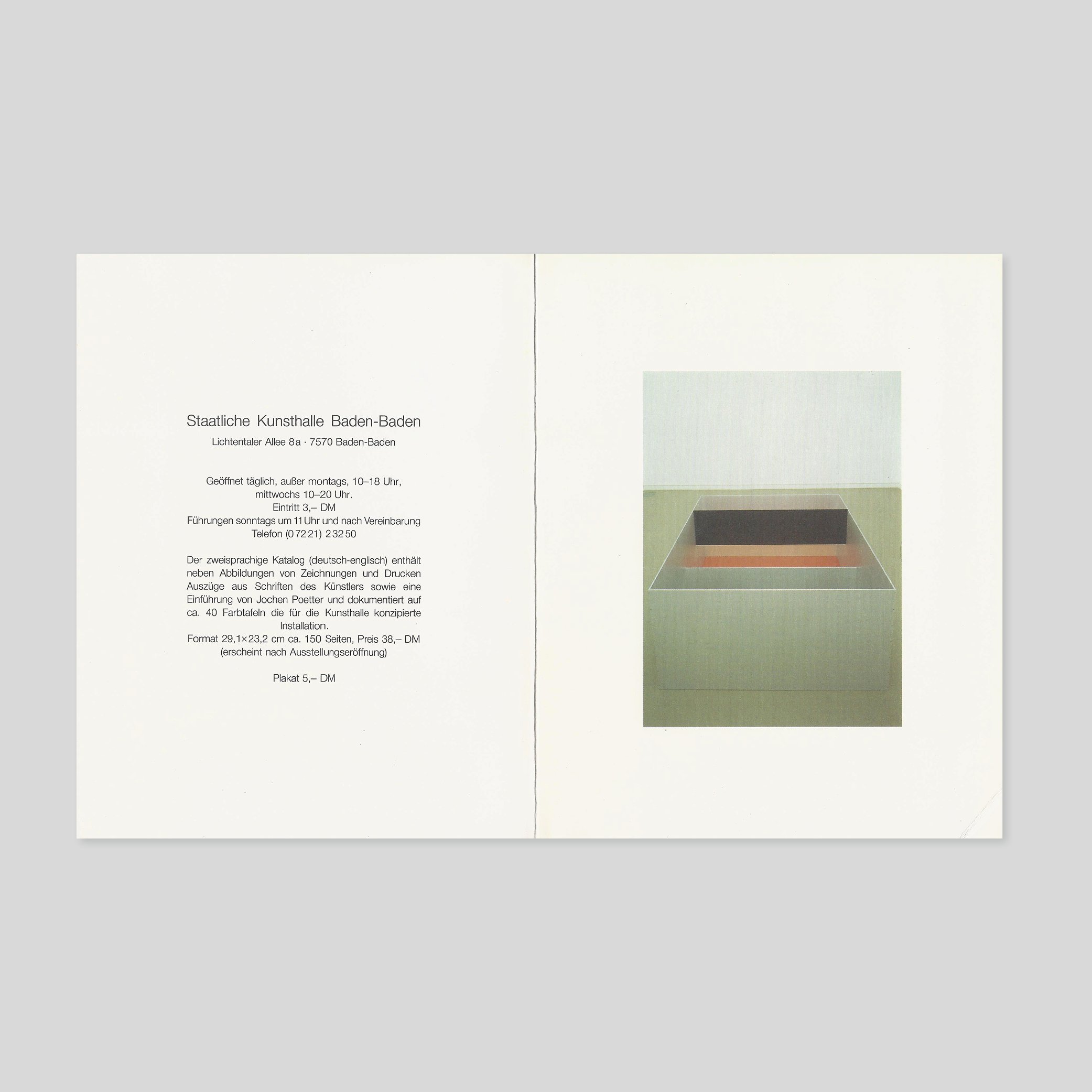 Donald Judd / Donald Judd