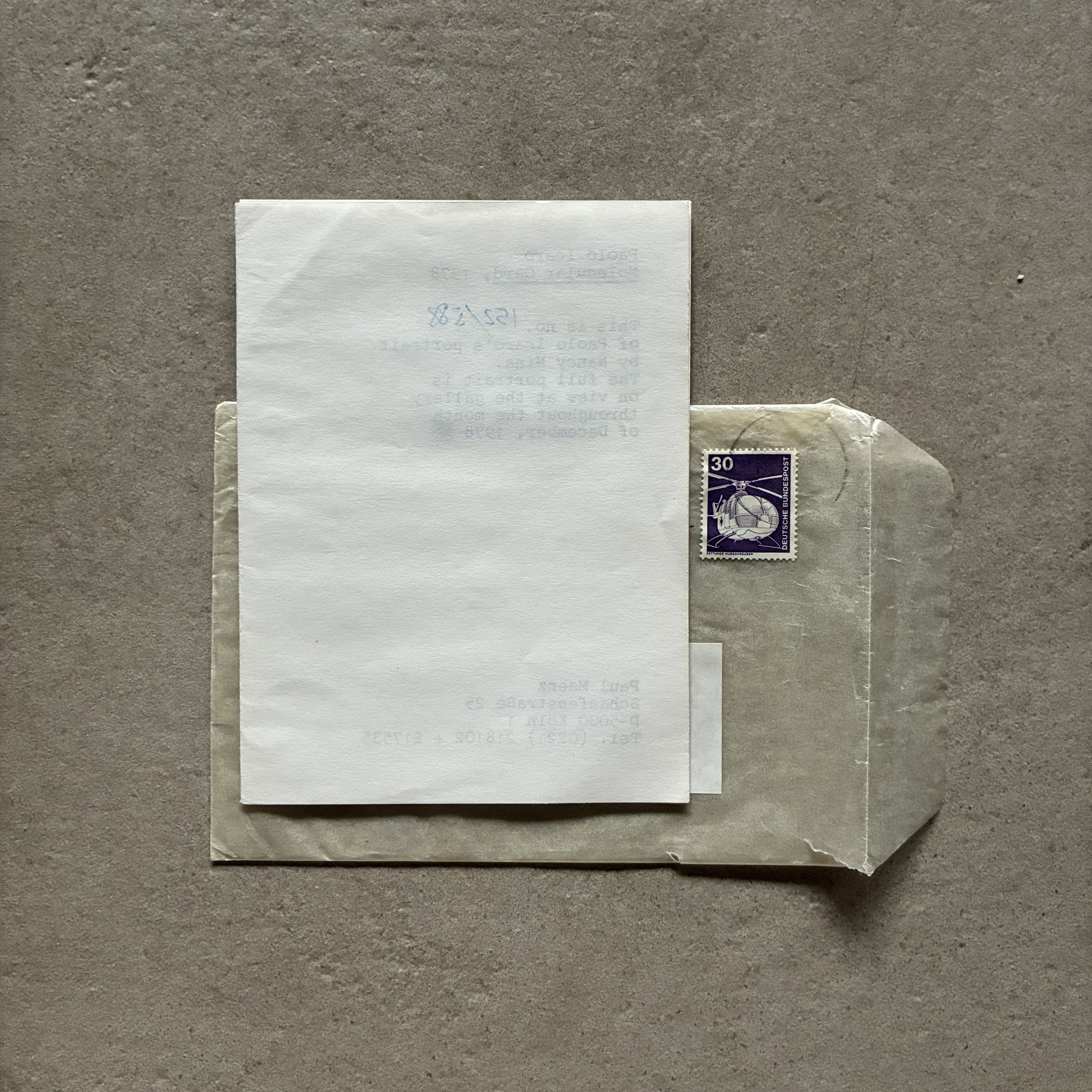 Paolo Icaro / Molecular Card, 1978