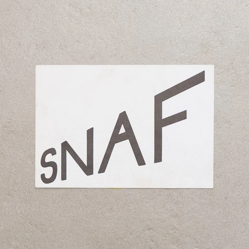 Bruce Nauman / Snaf