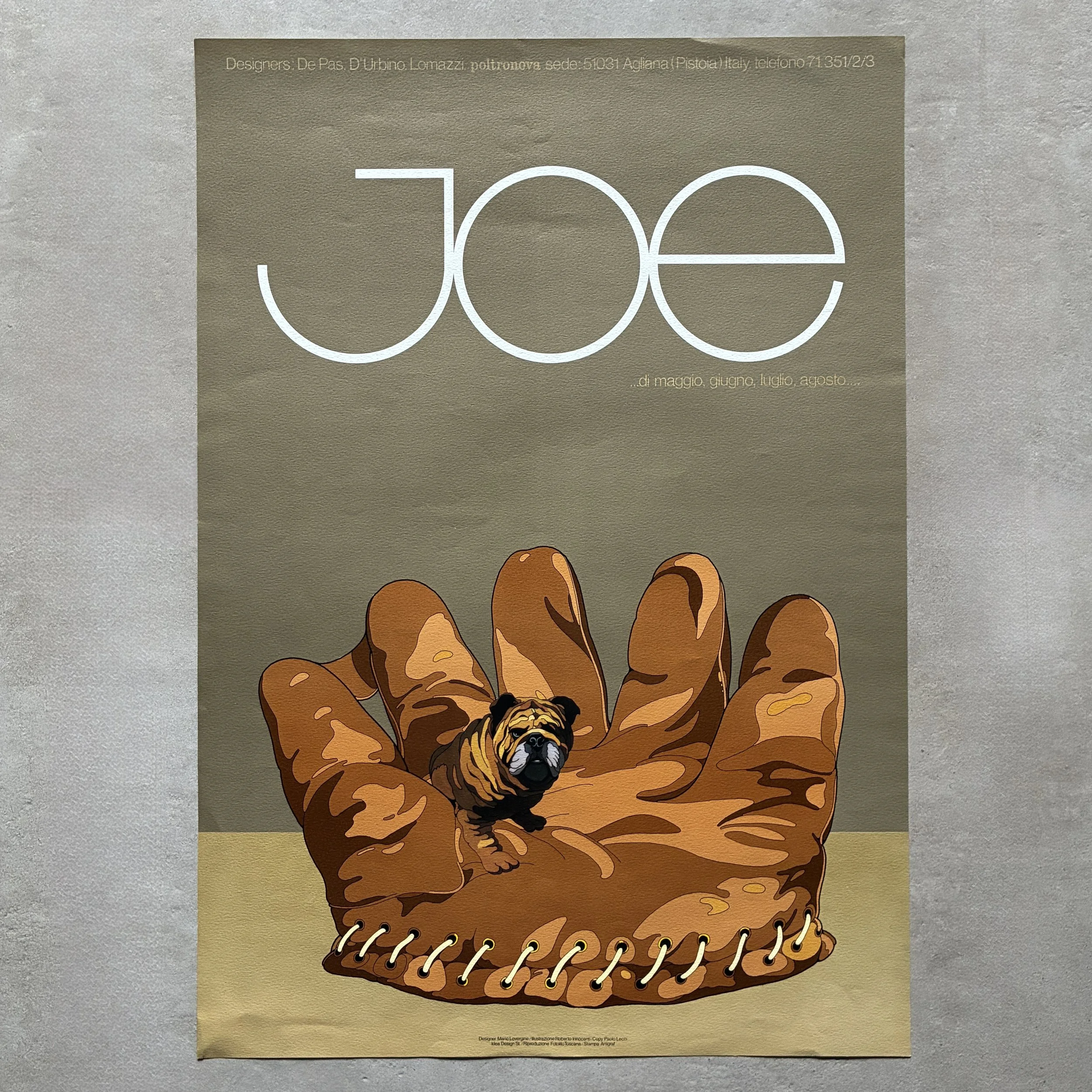 DDL Studio (Jonathan De Pas - Donato D’urbino - Paolo Lomazzi) / Joe (... di maggio, giugno, luglio, agosto...) - Designer: De Pas. D’Urbino. Lomazzi. Poltronova