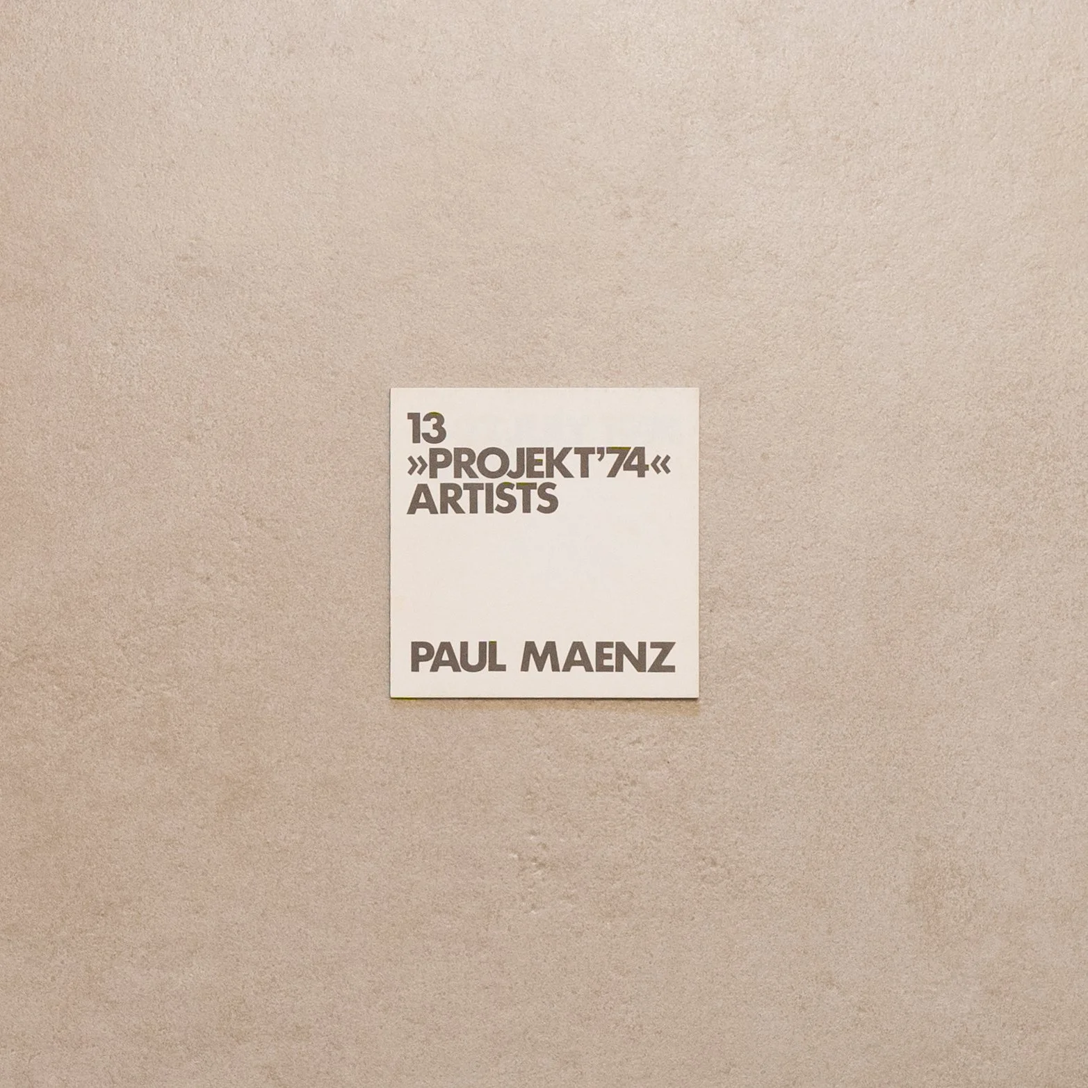 AA.VV. / 13 »Projekt’74« Artists