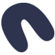 Solid navy blue icon representing clear aligners.